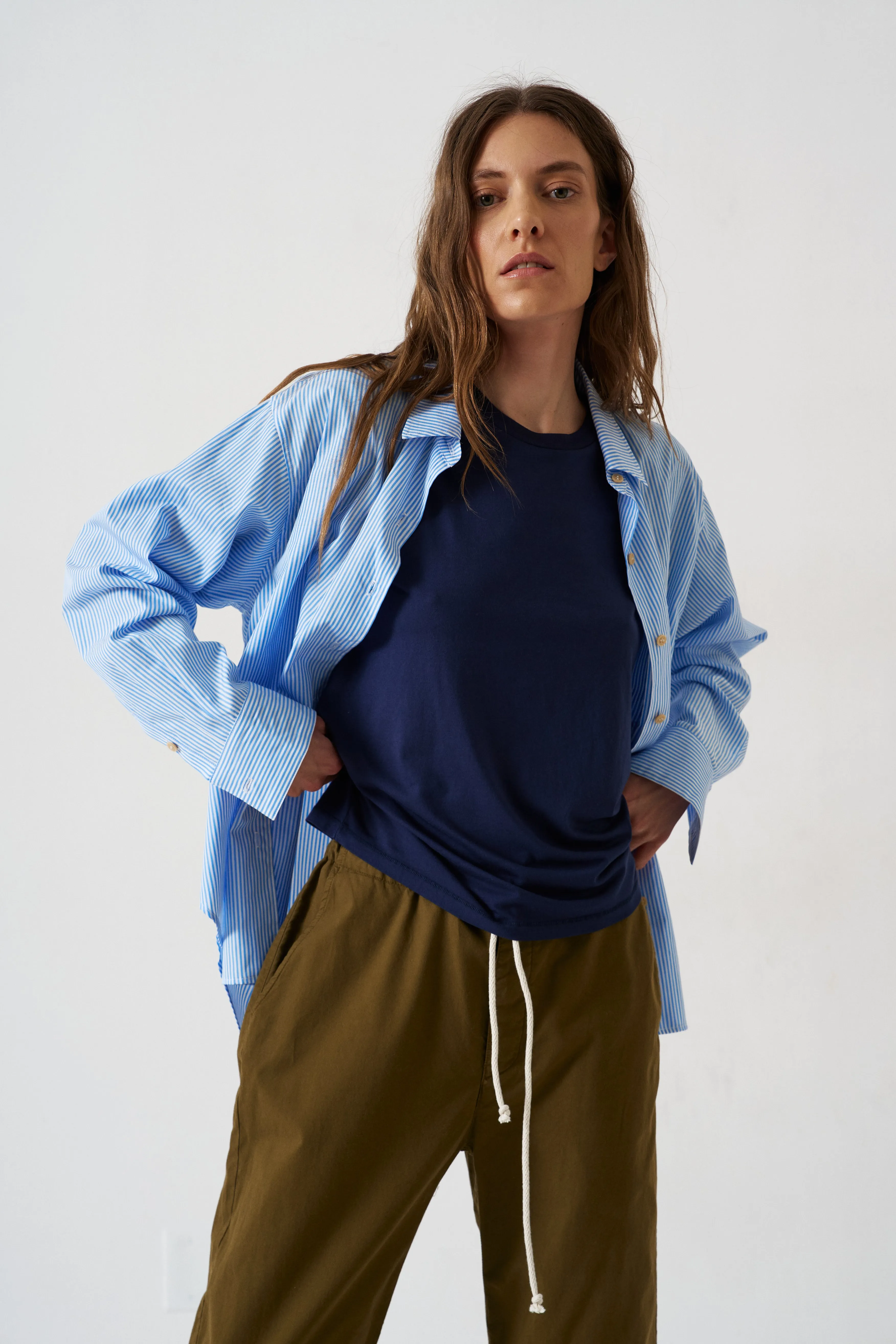 The Rope Tie Pant in Khaki sold by Jamie Haller product image thumbnail 2