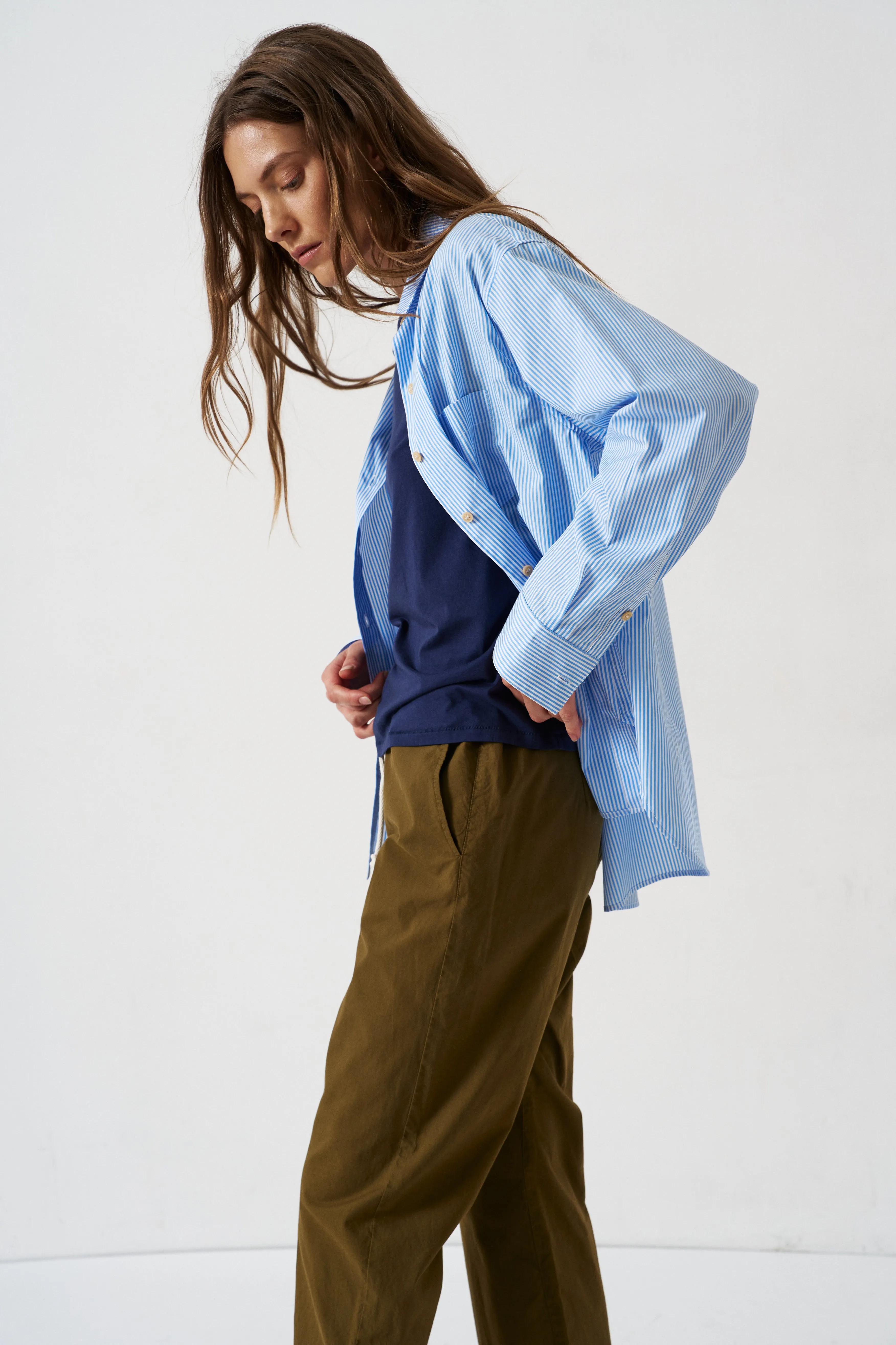The Rope Tie Pant in Khaki sold by Jamie Haller product image thumbnail 4