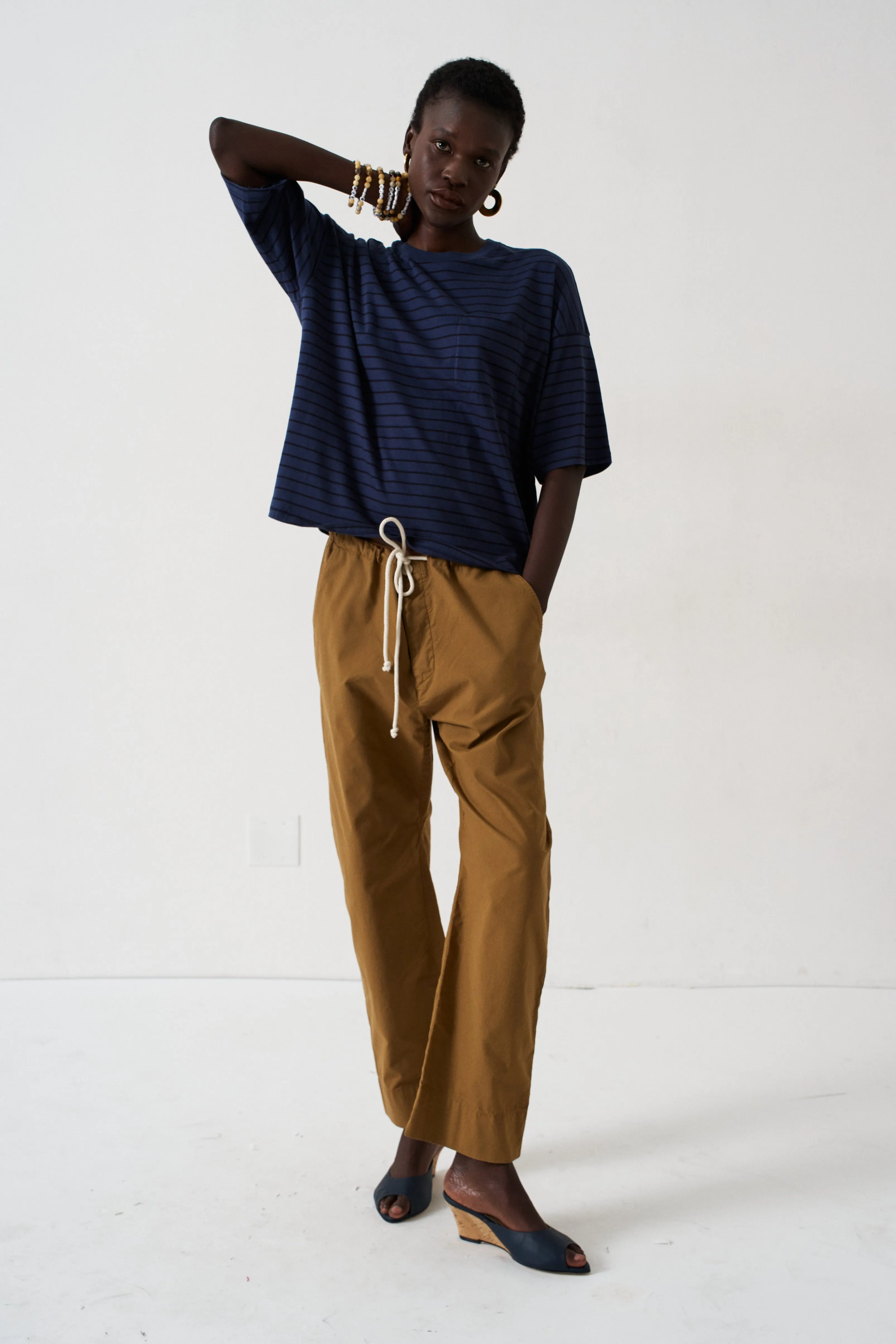 The Rope Tie Pant in Camel sold by Jamie Haller product image thumbnail 3