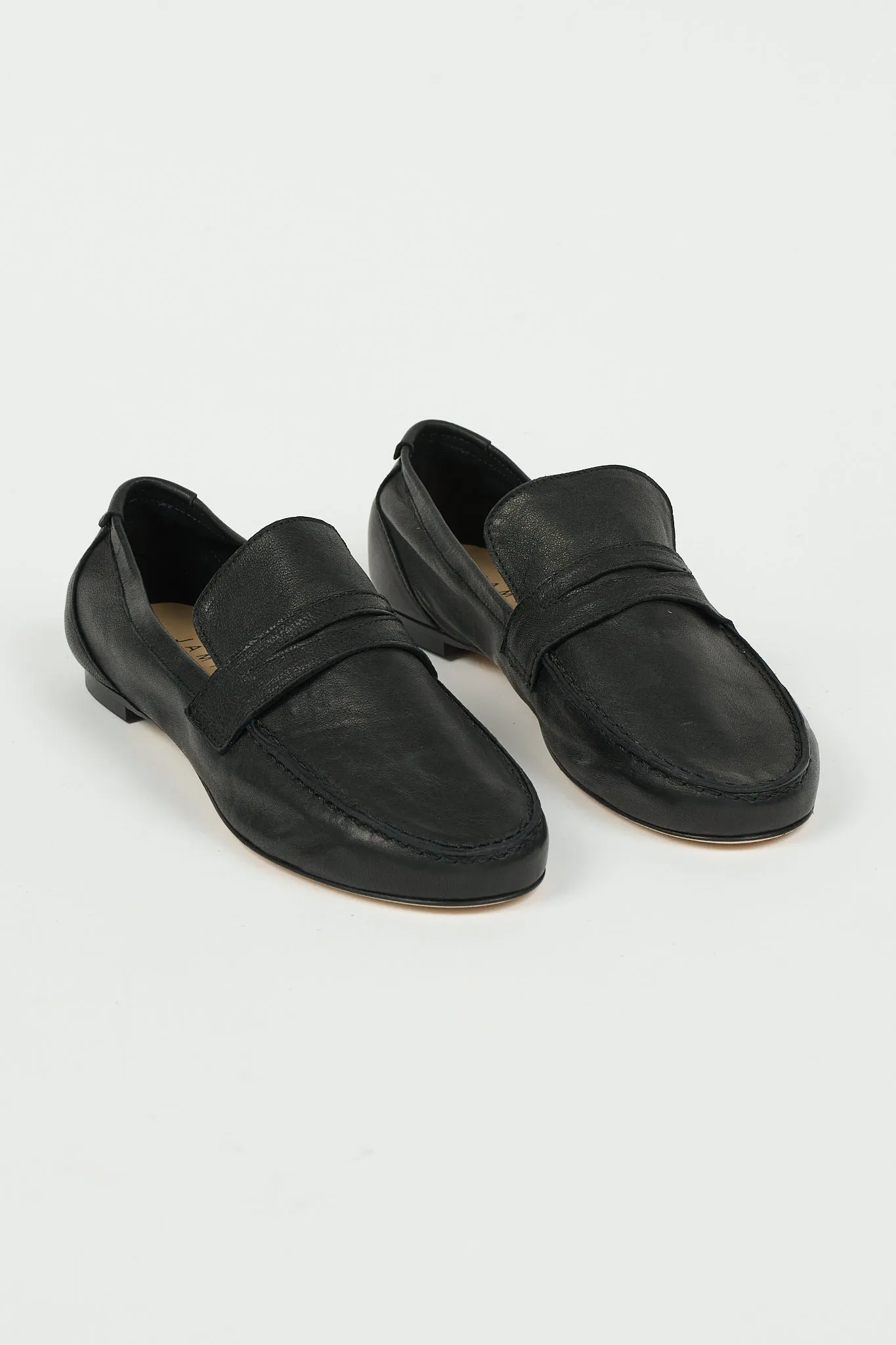The Unlined Penny Loafer in Nero sold by Jamie Haller product image thumbnail 3