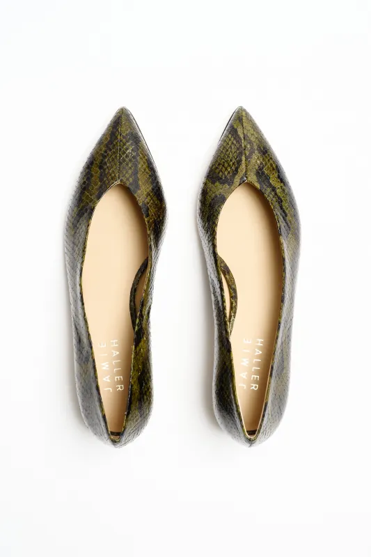 The Trap Pump in Olive made by Jamie Haller