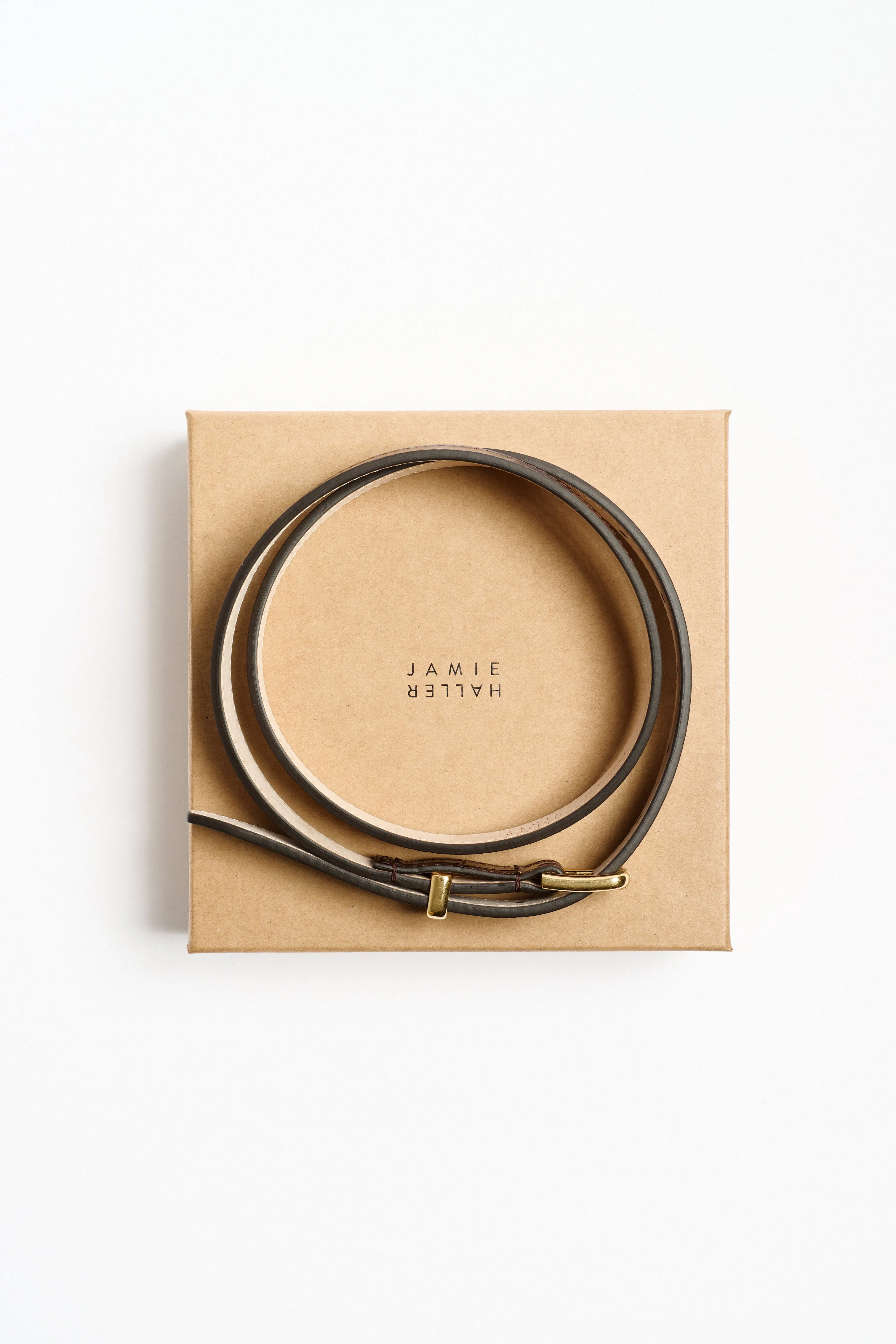 The Slim Bar Belt in Oxblood sold by Jamie Haller product image thumbnail 4