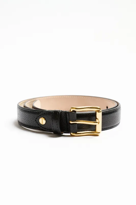The Wave Belt in Black made by Jamie Haller