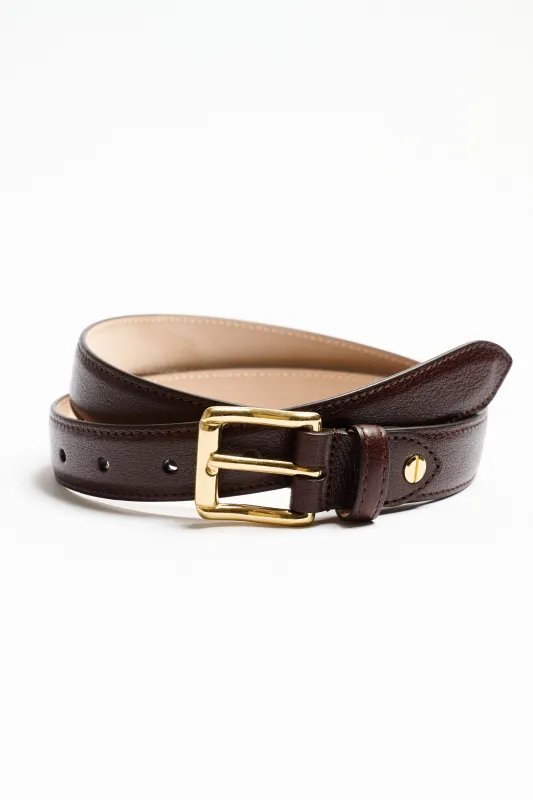 The Wave Belt in Oxblood made by Jamie Haller