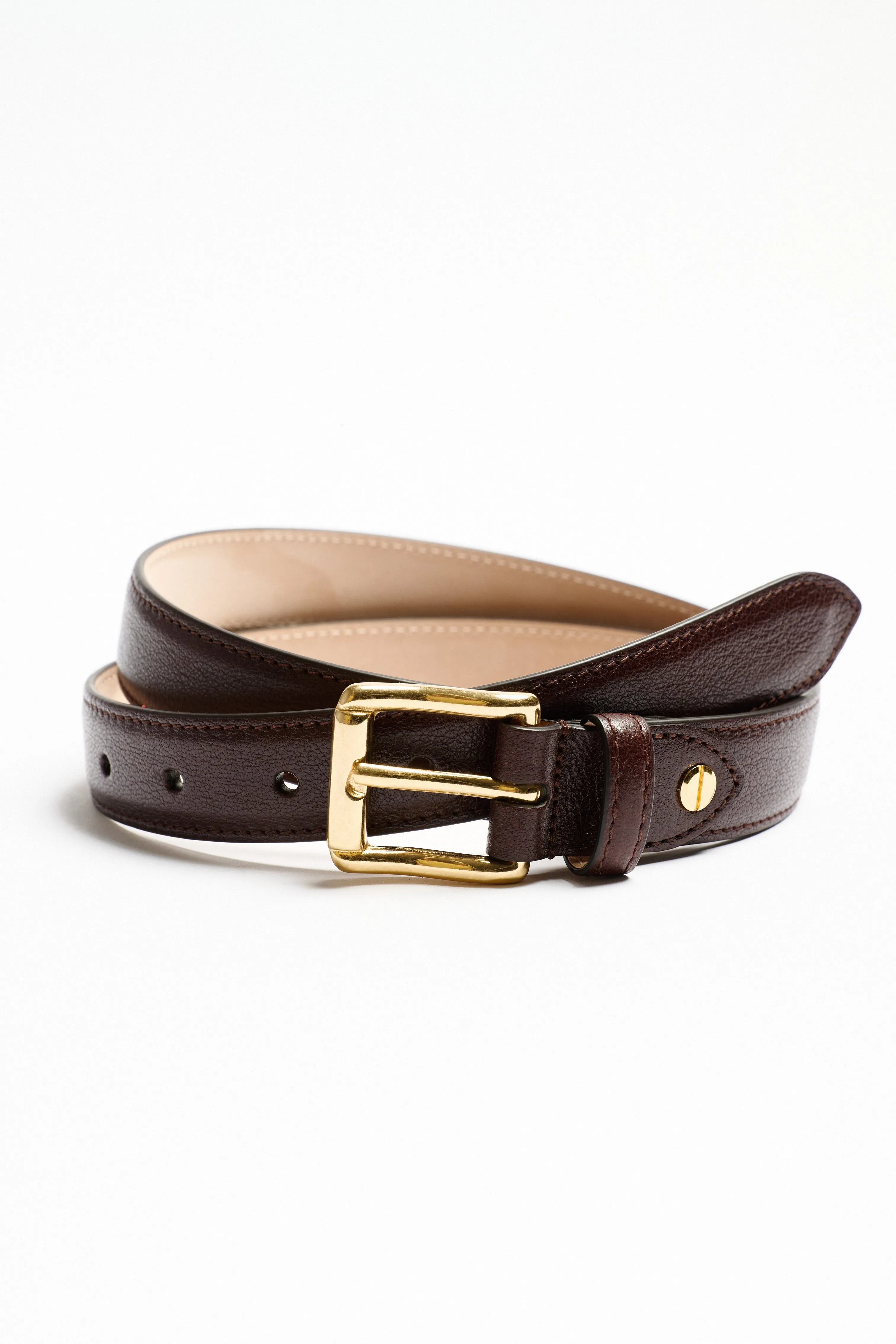 The Wave Belt in Oxblood sold by Jamie Haller