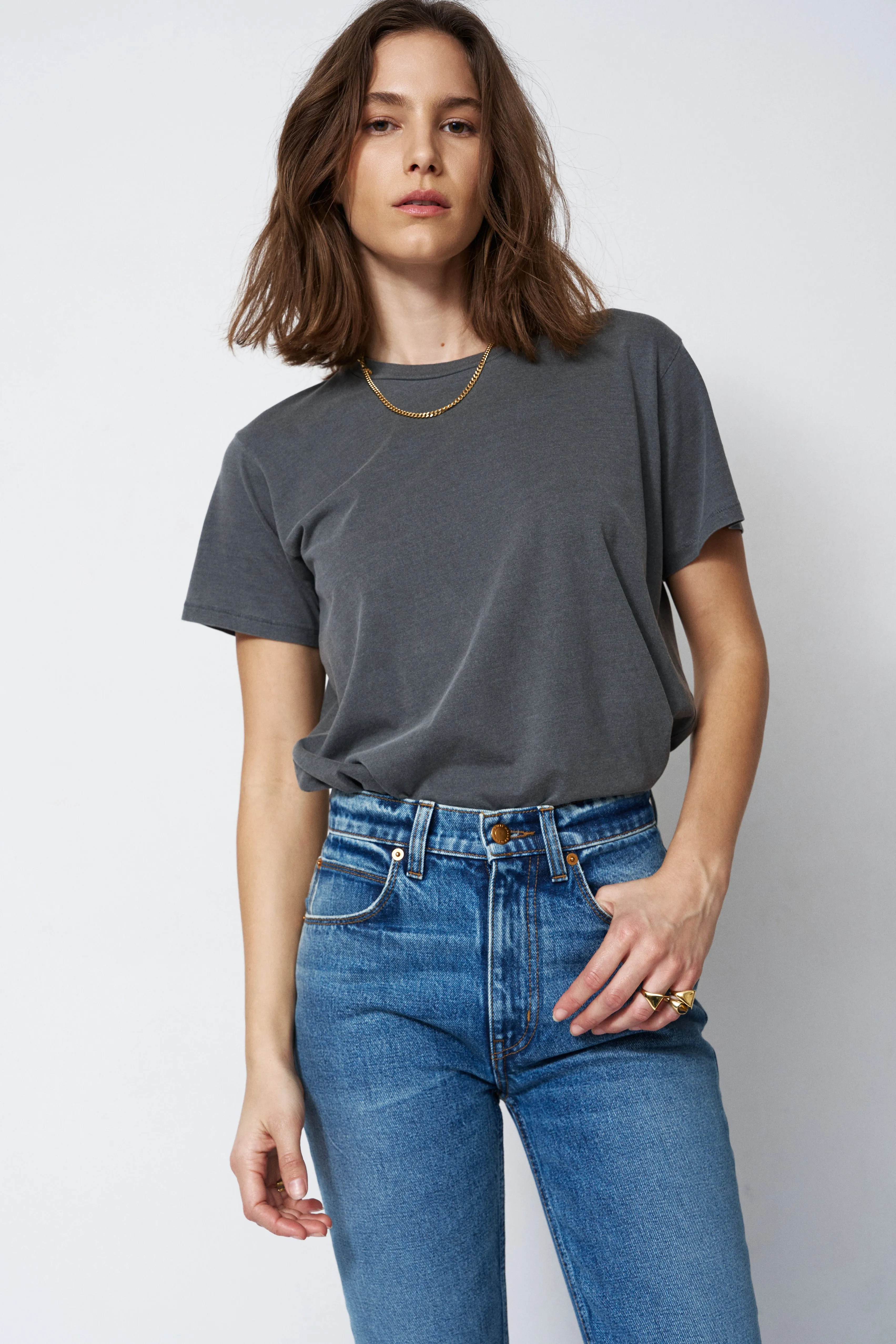 The Chameleon Tee in Pigment Black sold by Jamie Haller product image thumbnail 2