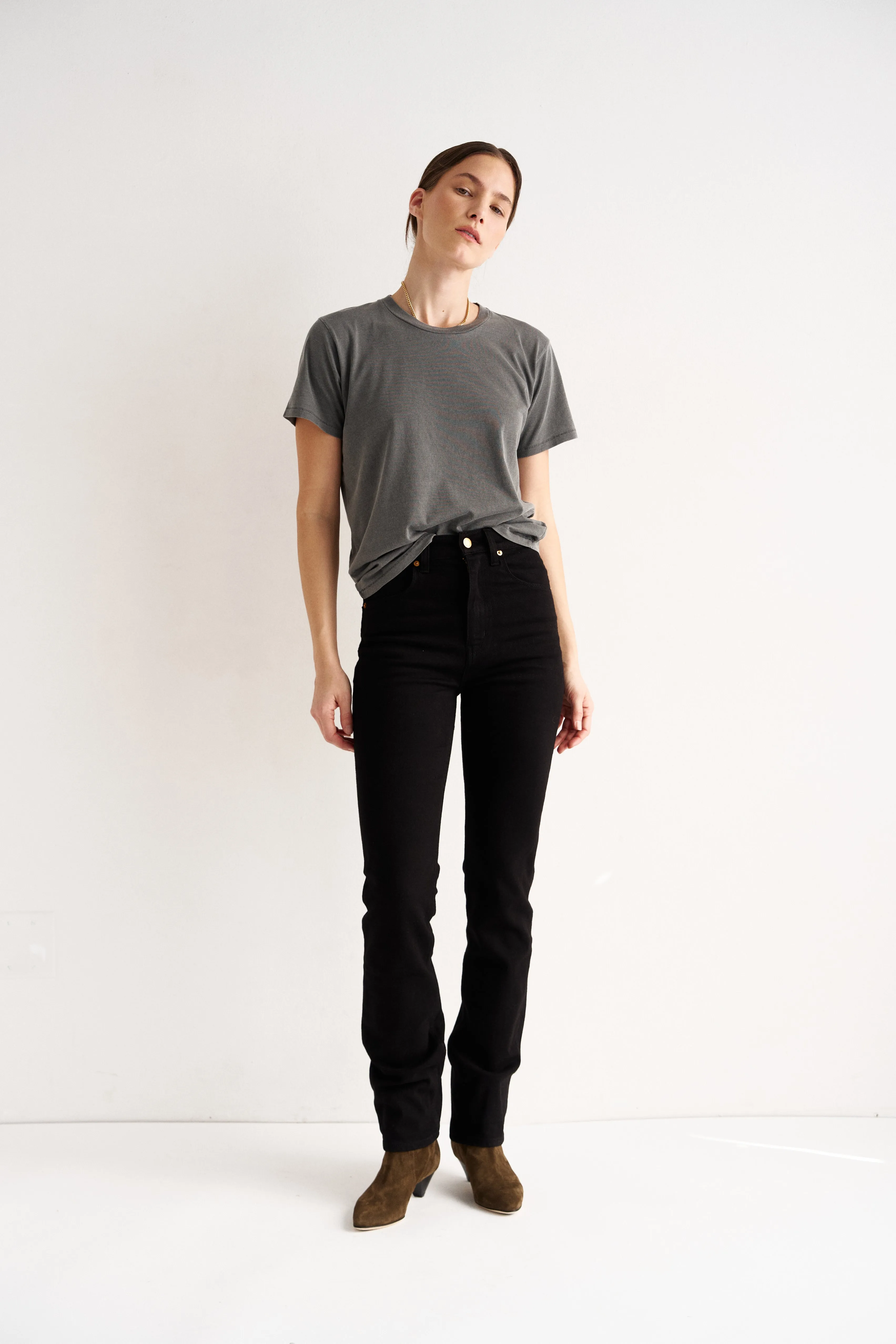 The Chameleon Tee in Pigment Black sold by Jamie Haller product image thumbnail 3
