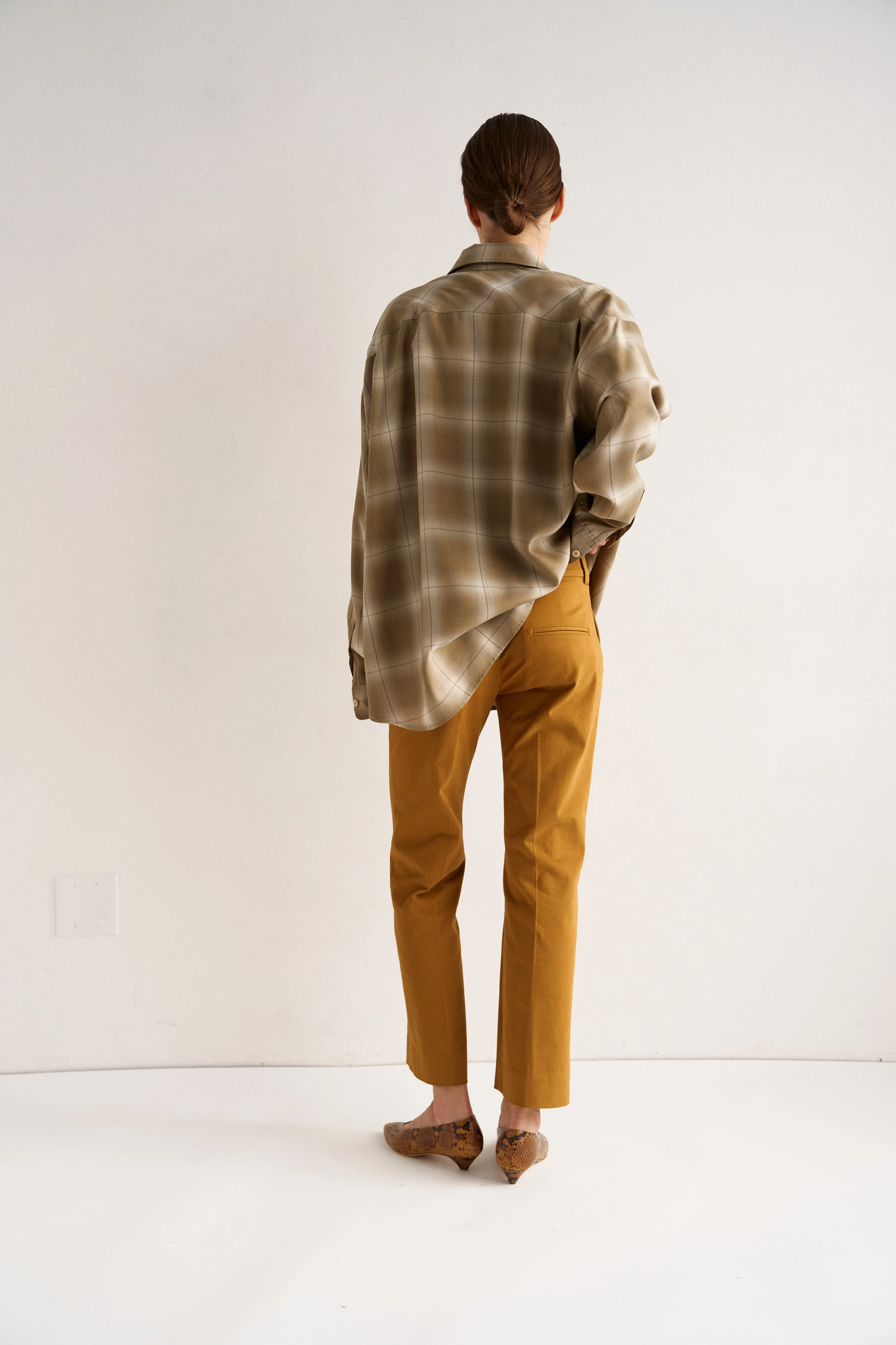The Kick Trouser in Mustard sold by Jamie Haller product image thumbnail 4