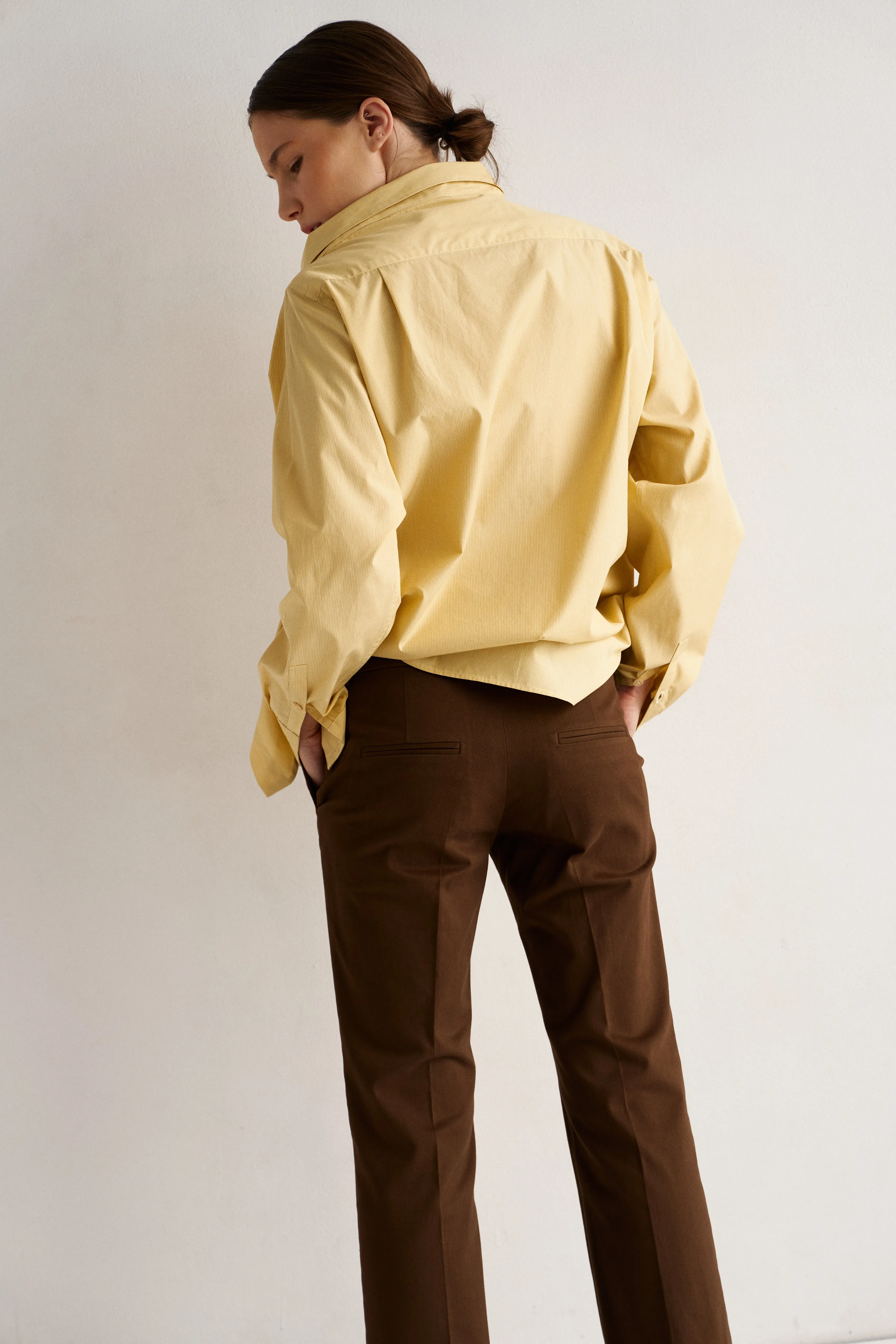The Kick Trouser in Brown sold by Jamie Haller product image thumbnail 5