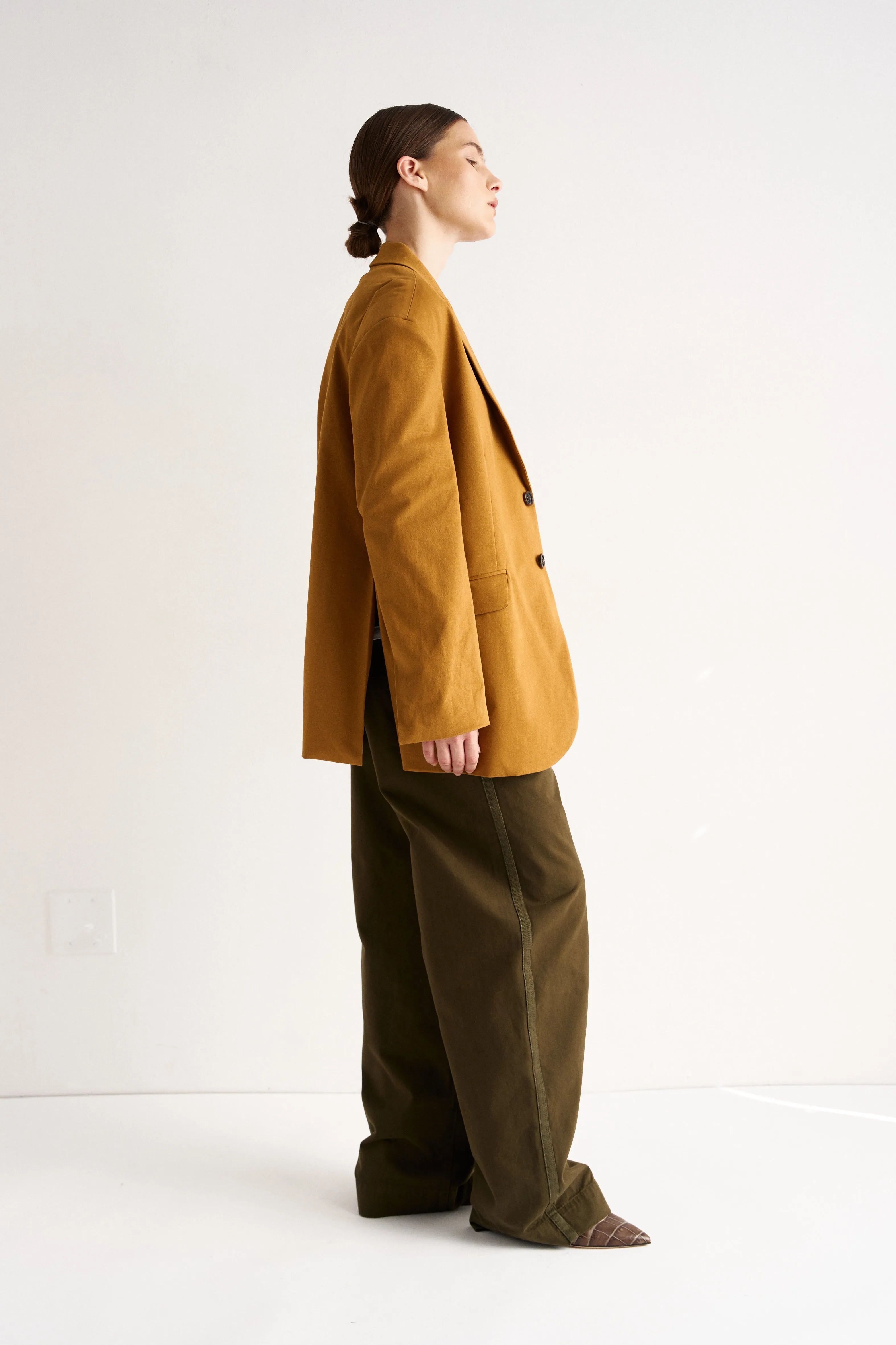The Oversized Blazer in Mustard sold by Jamie Haller product image thumbnail 5