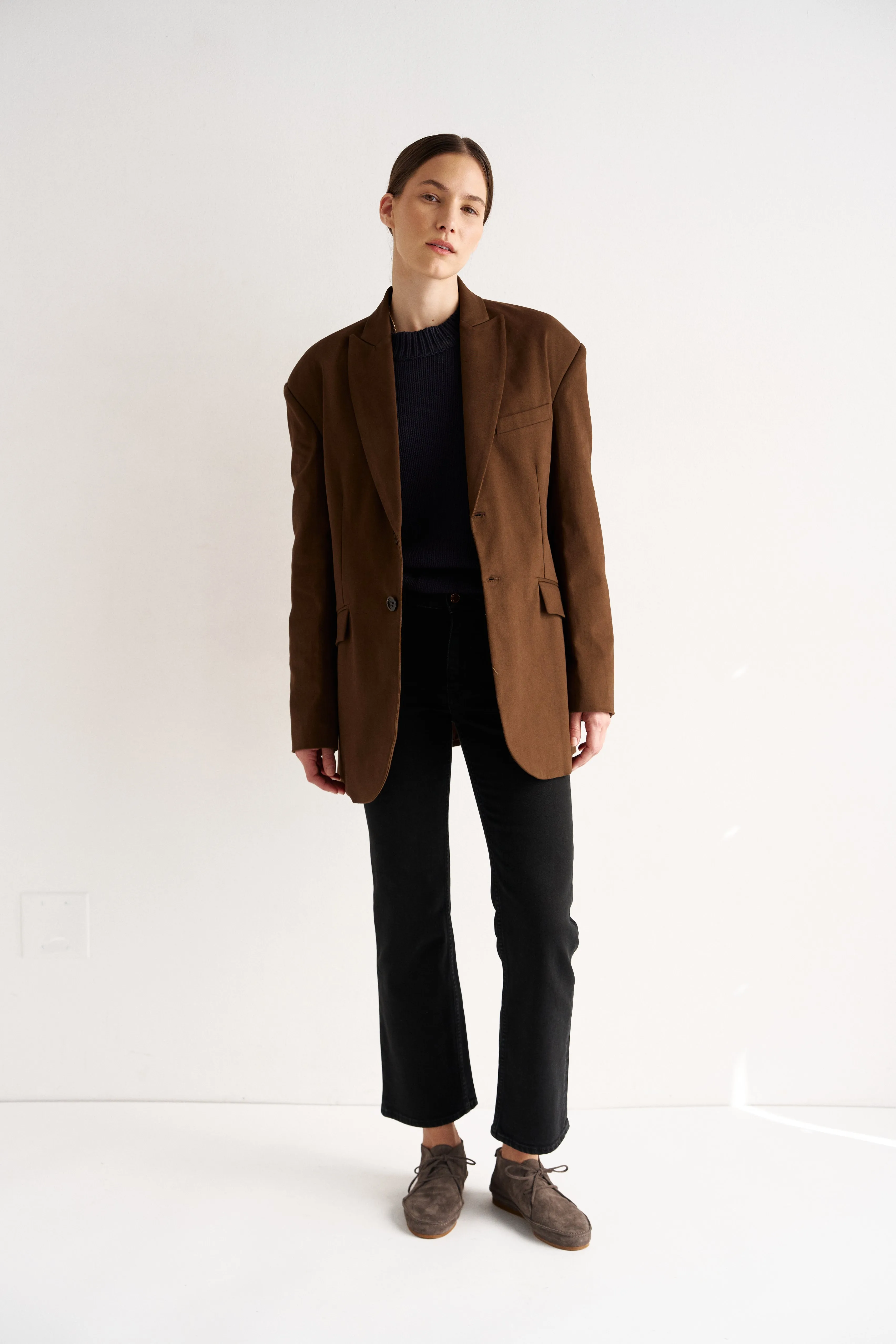 The Oversized Blazer in Brown sold by Jamie Haller product image thumbnail 5