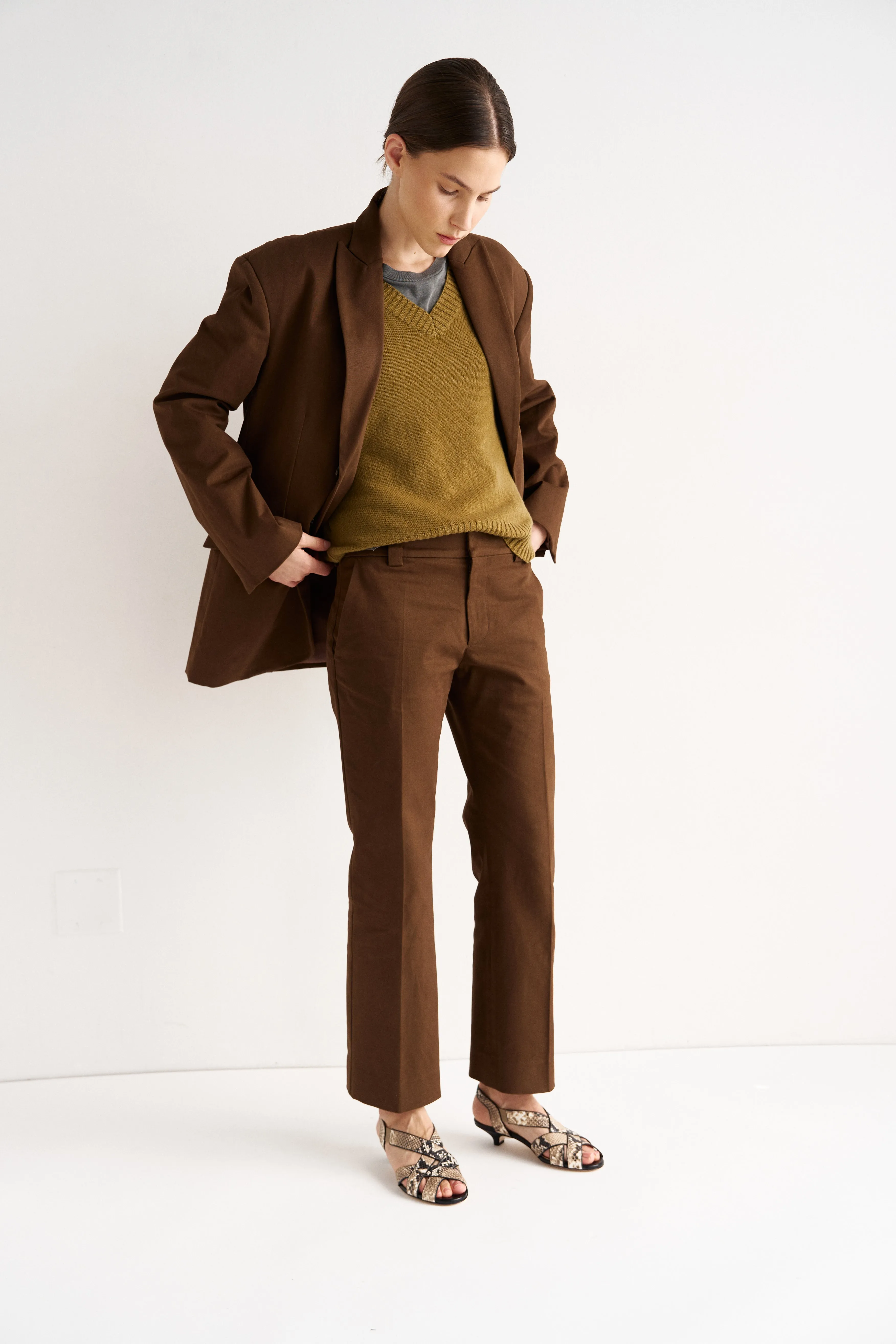 The Oversized Blazer in Brown sold by Jamie Haller product image thumbnail 3