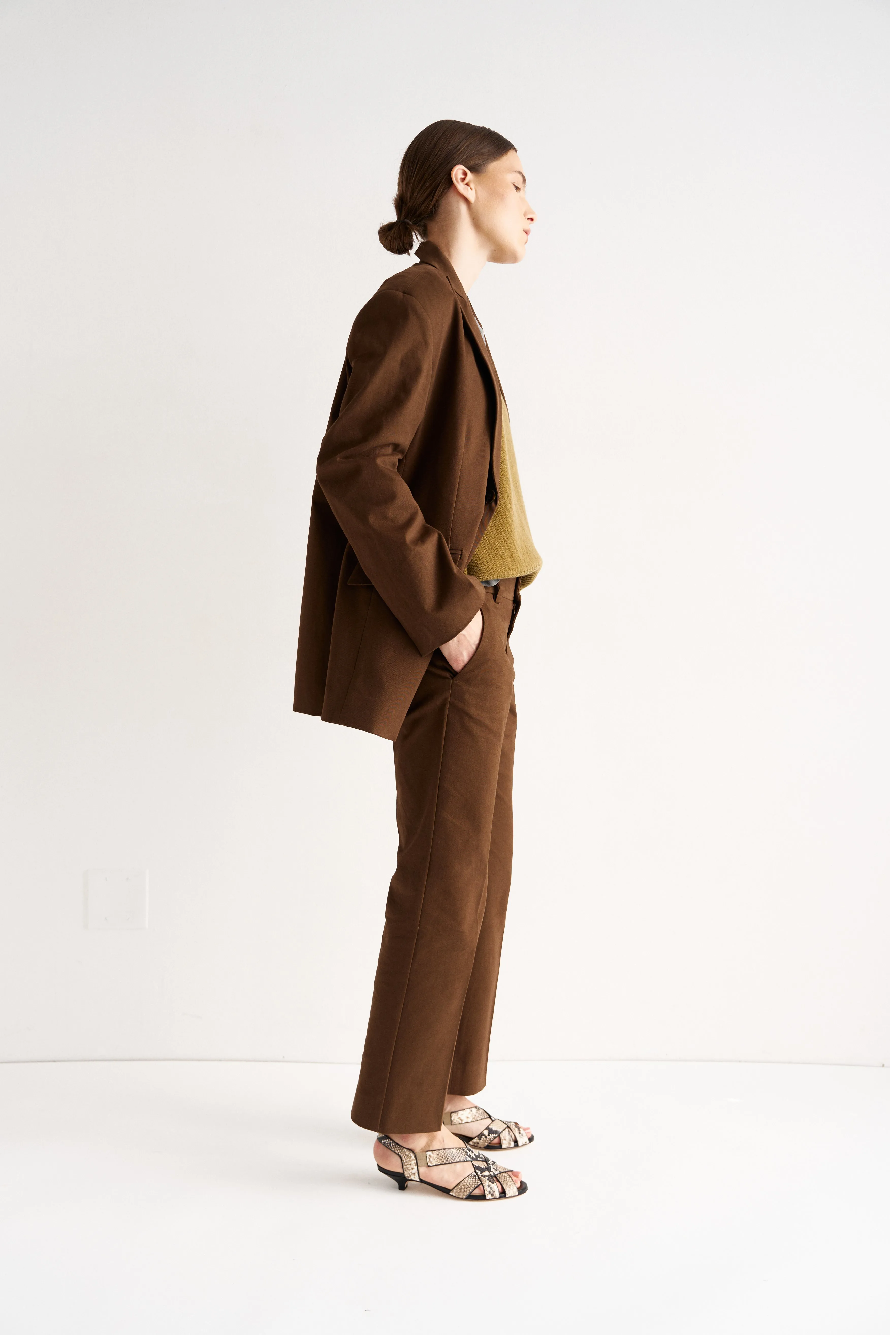 The Oversized Blazer in Brown sold by Jamie Haller product image thumbnail 4