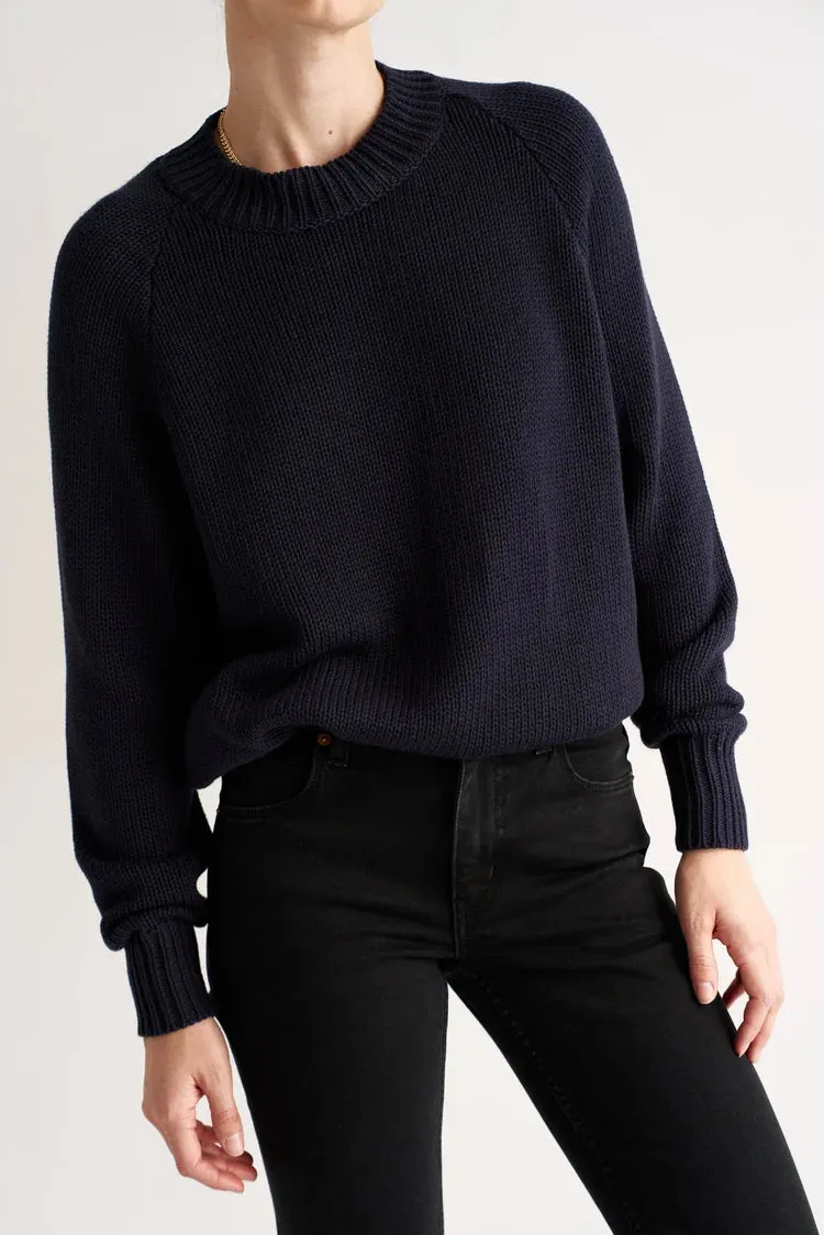 The New Crew in Navy sold by Jamie Haller
