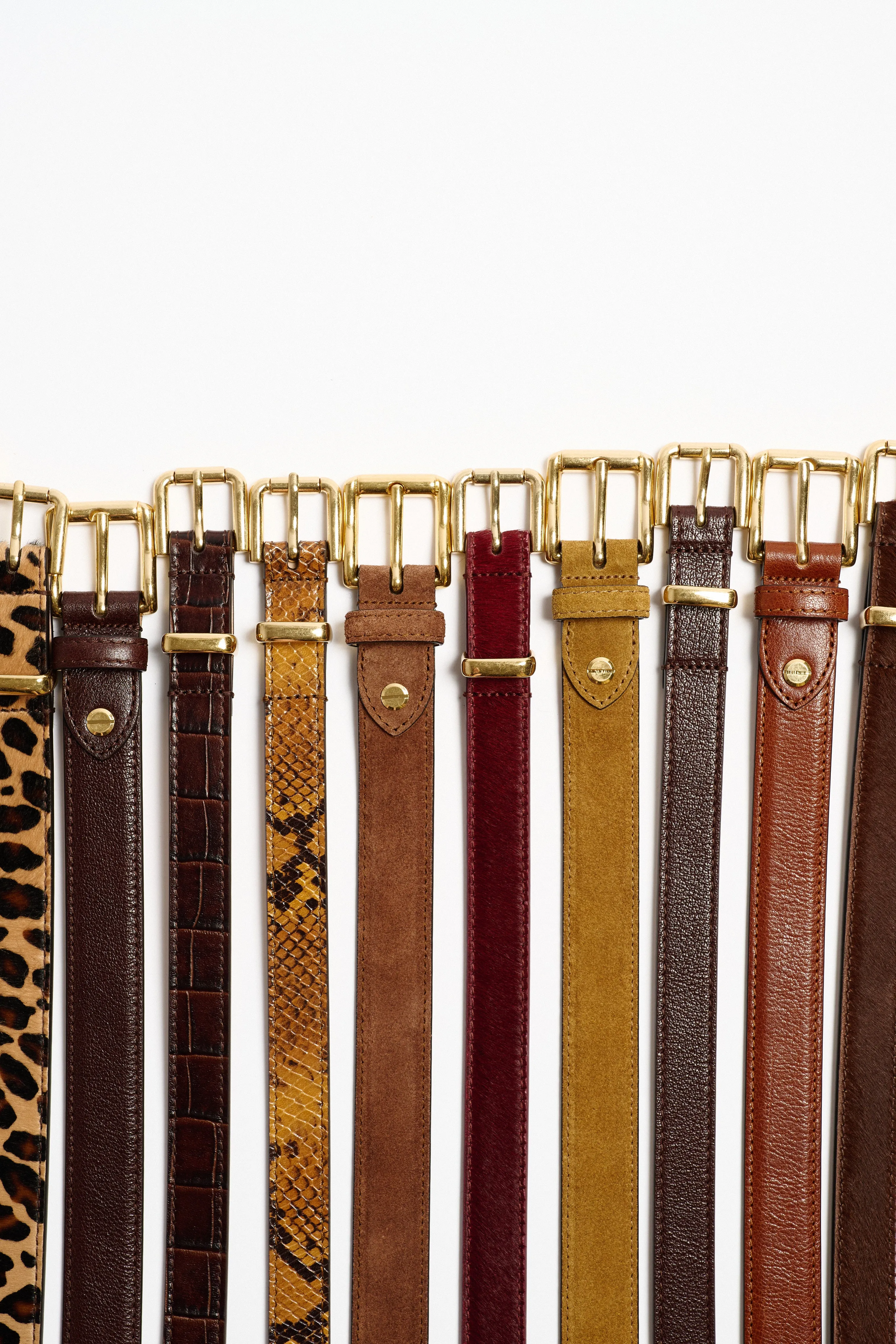 The Slim Bar Belt in Mustard Python sold by Jamie Haller product image thumbnail 4