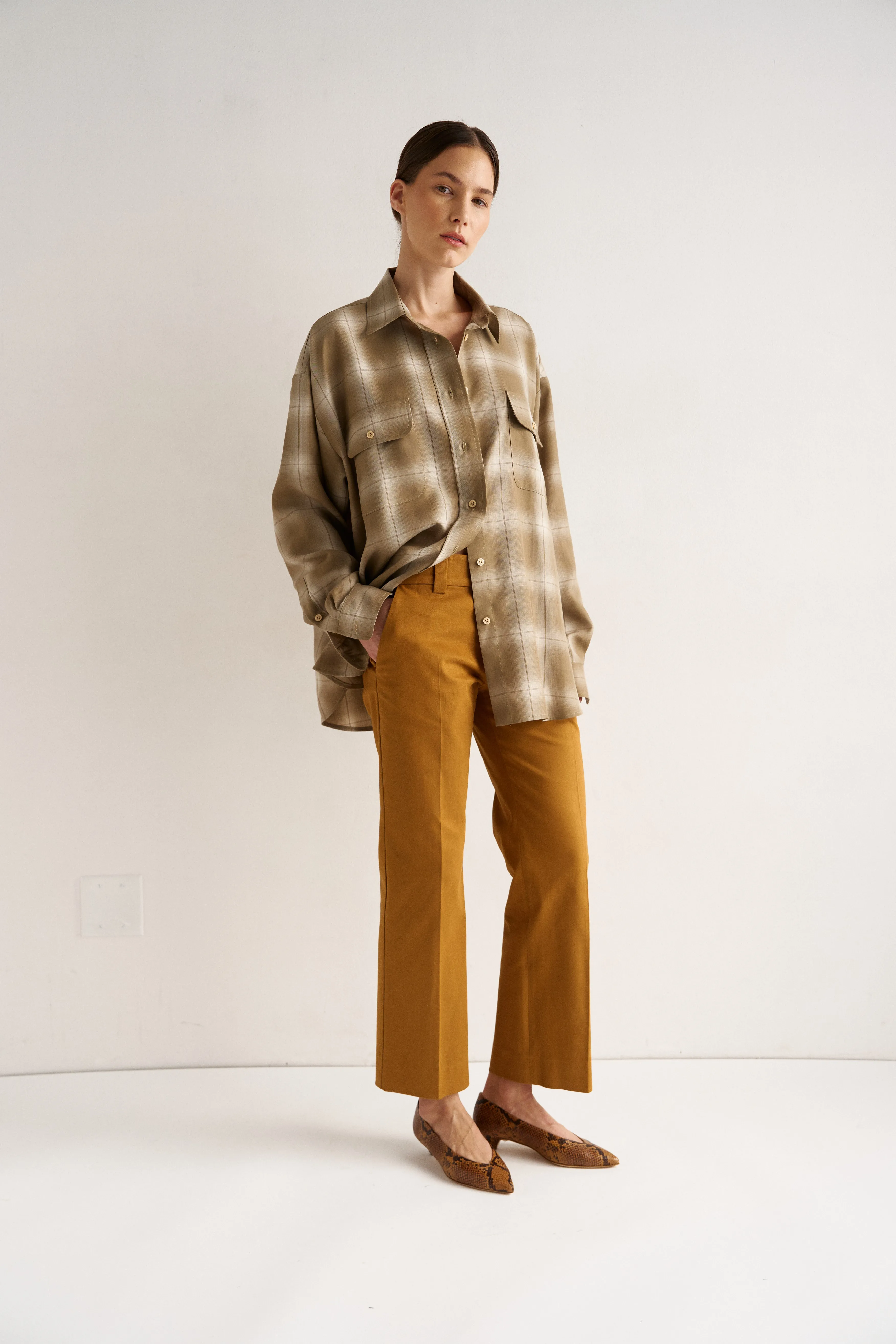 The Trap Pump in Mustard Python sold by Jamie Haller product image thumbnail 4