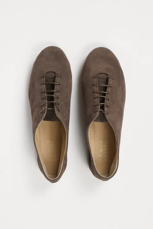 The Jazz Slipper in Rich Taupe made by Jamie Haller
