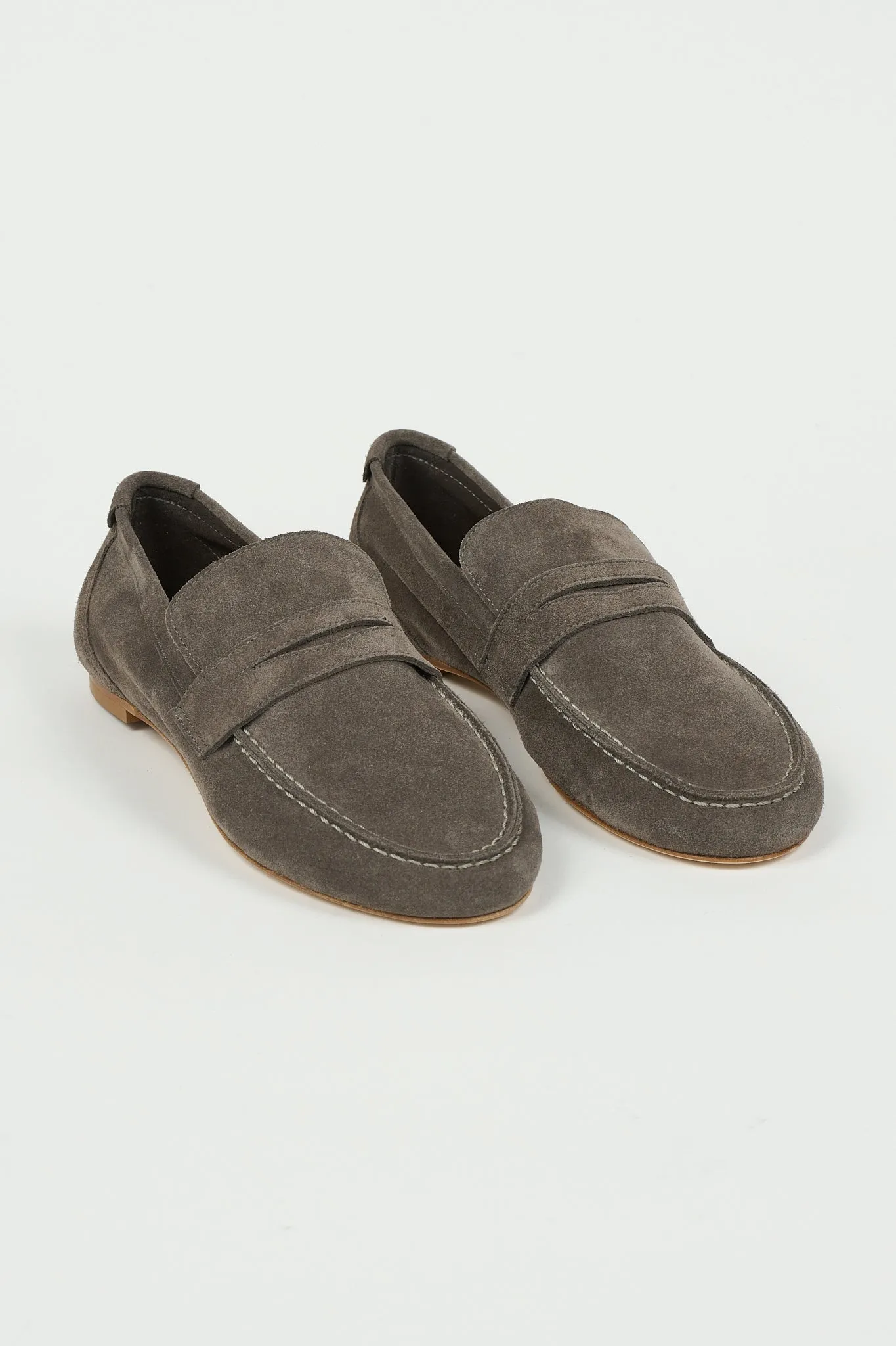 The Unlined Penny Loafer in Smoke sold by Jamie Haller product image thumbnail 2