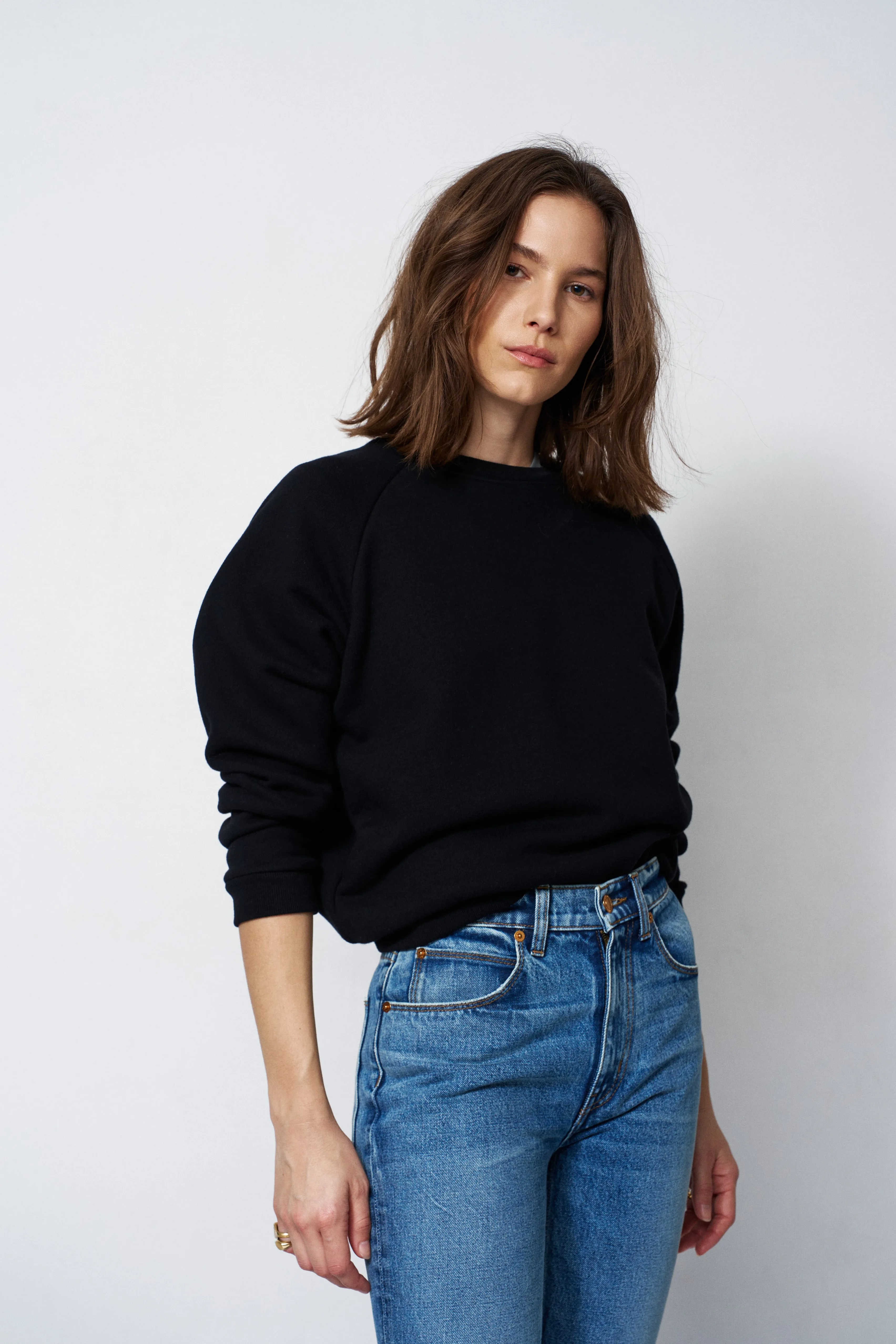 The Daily Sweatshirt in Black sold by Jamie Haller product image thumbnail 2