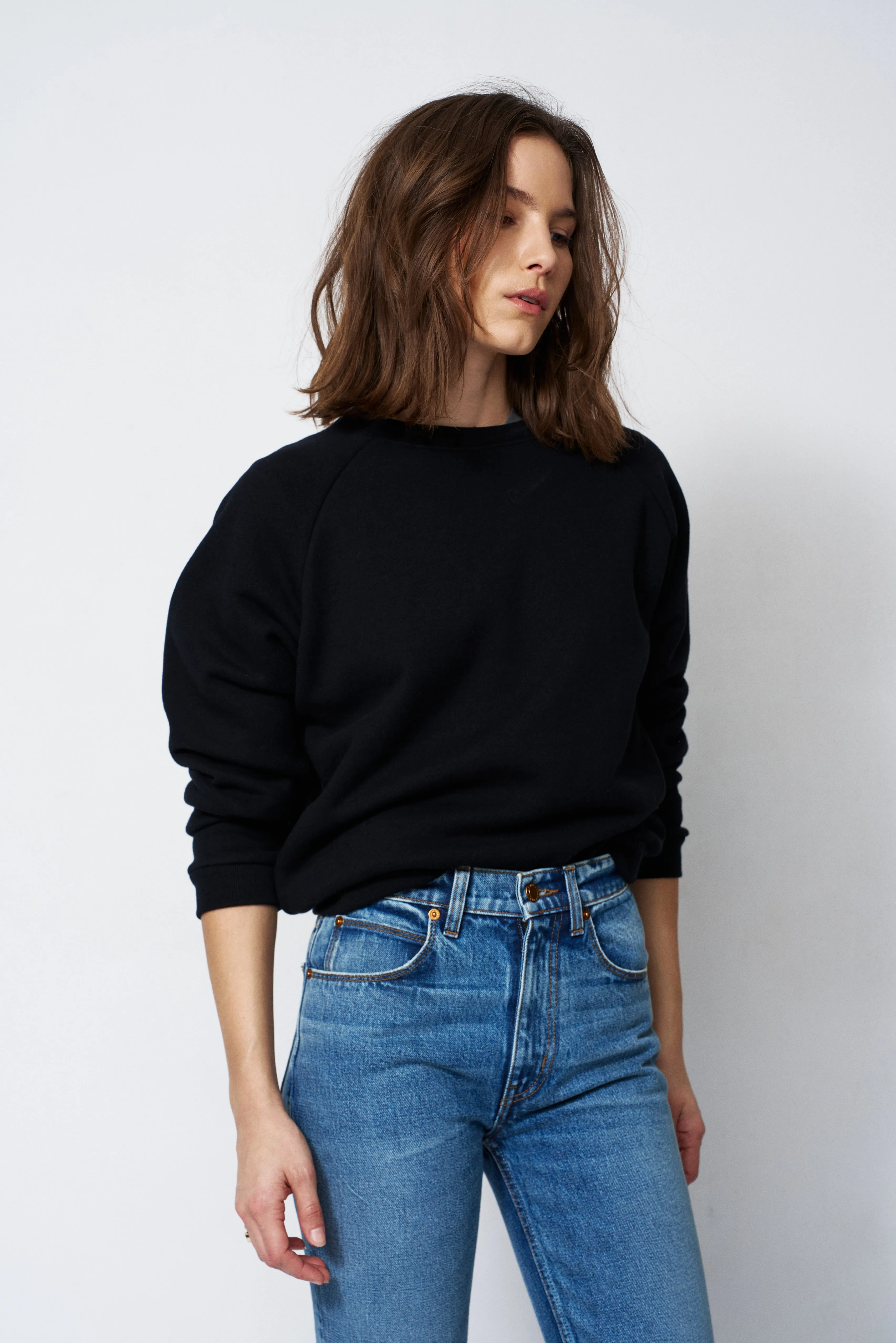 The Daily Sweatshirt in Black sold by Jamie Haller product image thumbnail 5