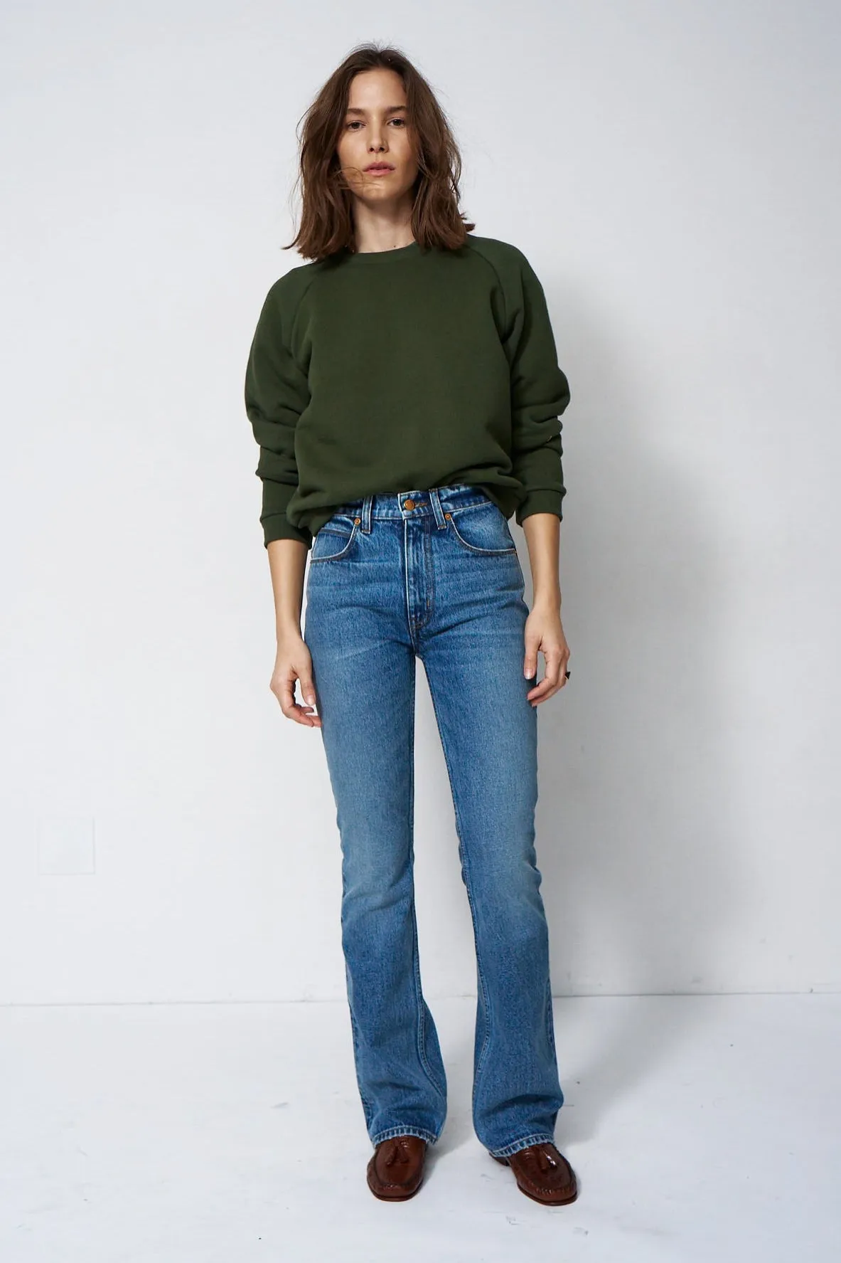 The Daily Sweatshirt in Pine sold by Jamie Haller product image thumbnail 3