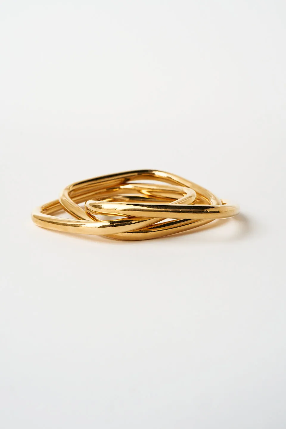 The Interlocking Bangle in Gold sold by Jamie Haller product image thumbnail 4