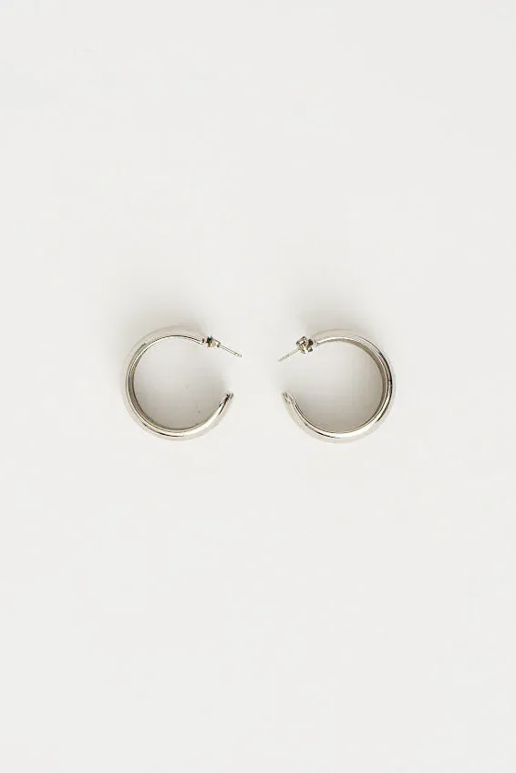 The Vera Hoop Earring in Sterling Silver sold by Jamie Haller product image thumbnail 5