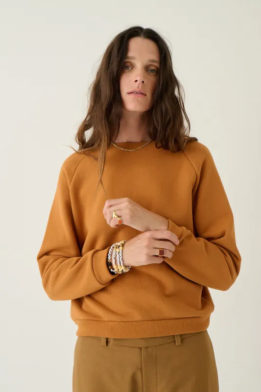 The Daily Sweatshirt in Turmeric made by Jamie Haller