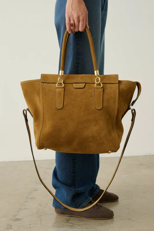 The Ring Tote in Cigaro made by Jamie Haller