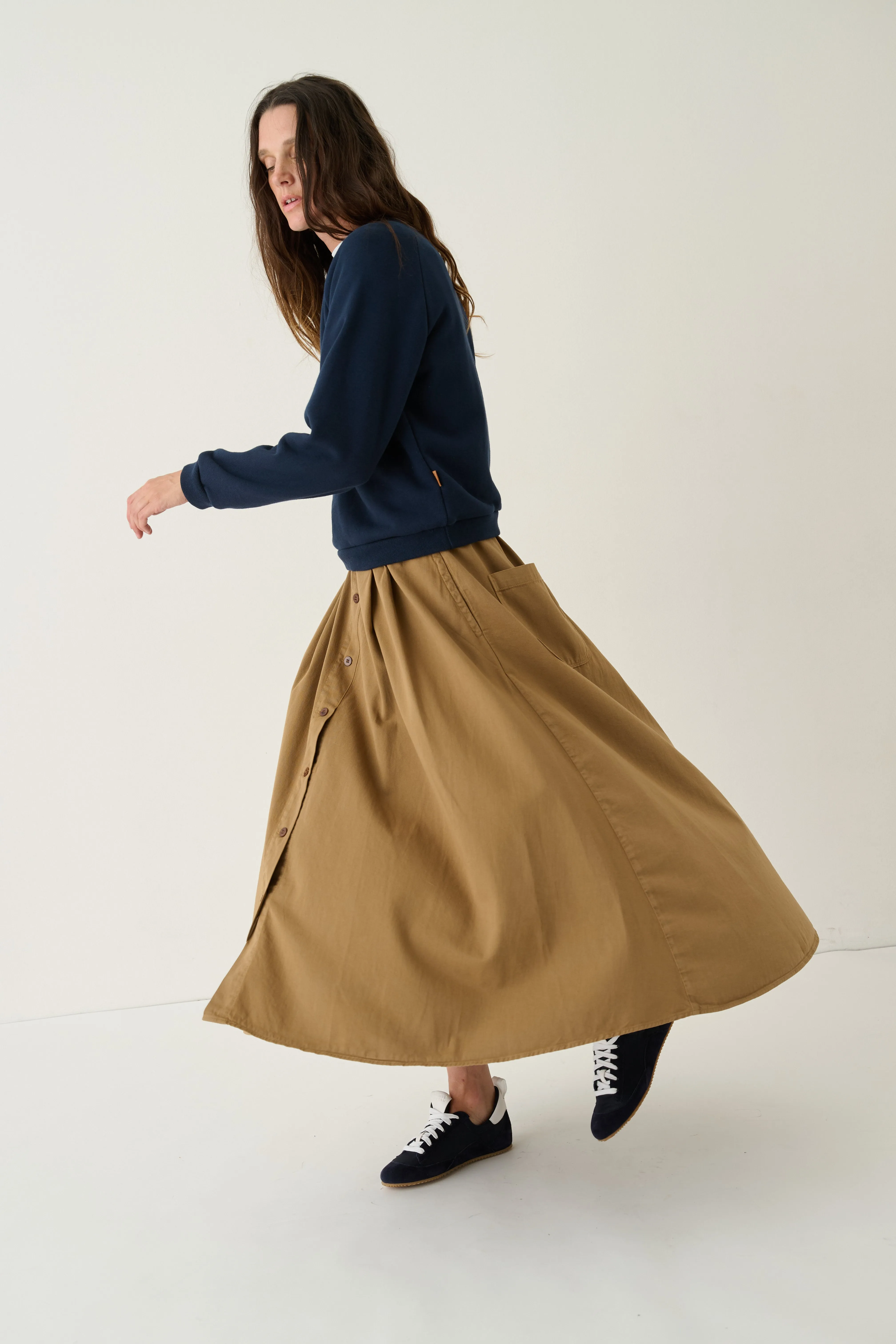The Venetian Skirt in Camel sold by Jamie Haller product image thumbnail 3
