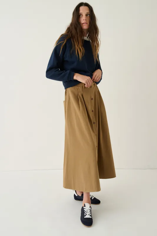 The Venetian Skirt in Camel made by Jamie Haller