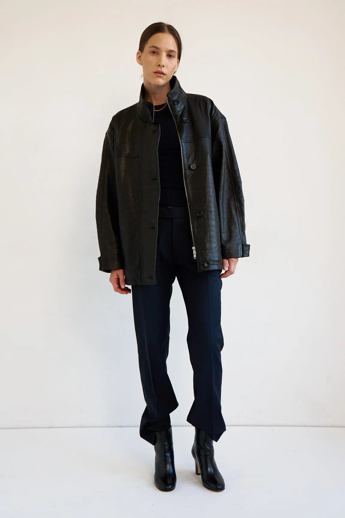 The Minimal Anorak Jacket in Black sold by Jamie Haller product image thumbnail 4