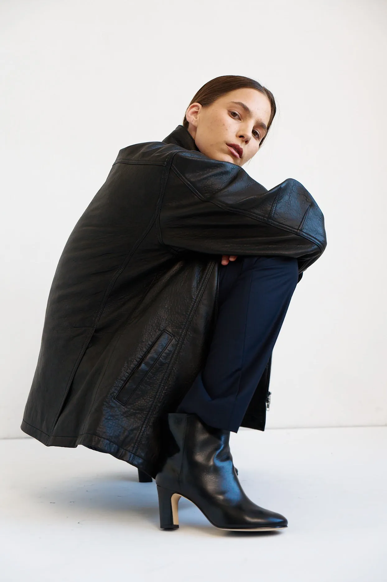 The Minimal Anorak Jacket in Black sold by Jamie Haller product image thumbnail 3