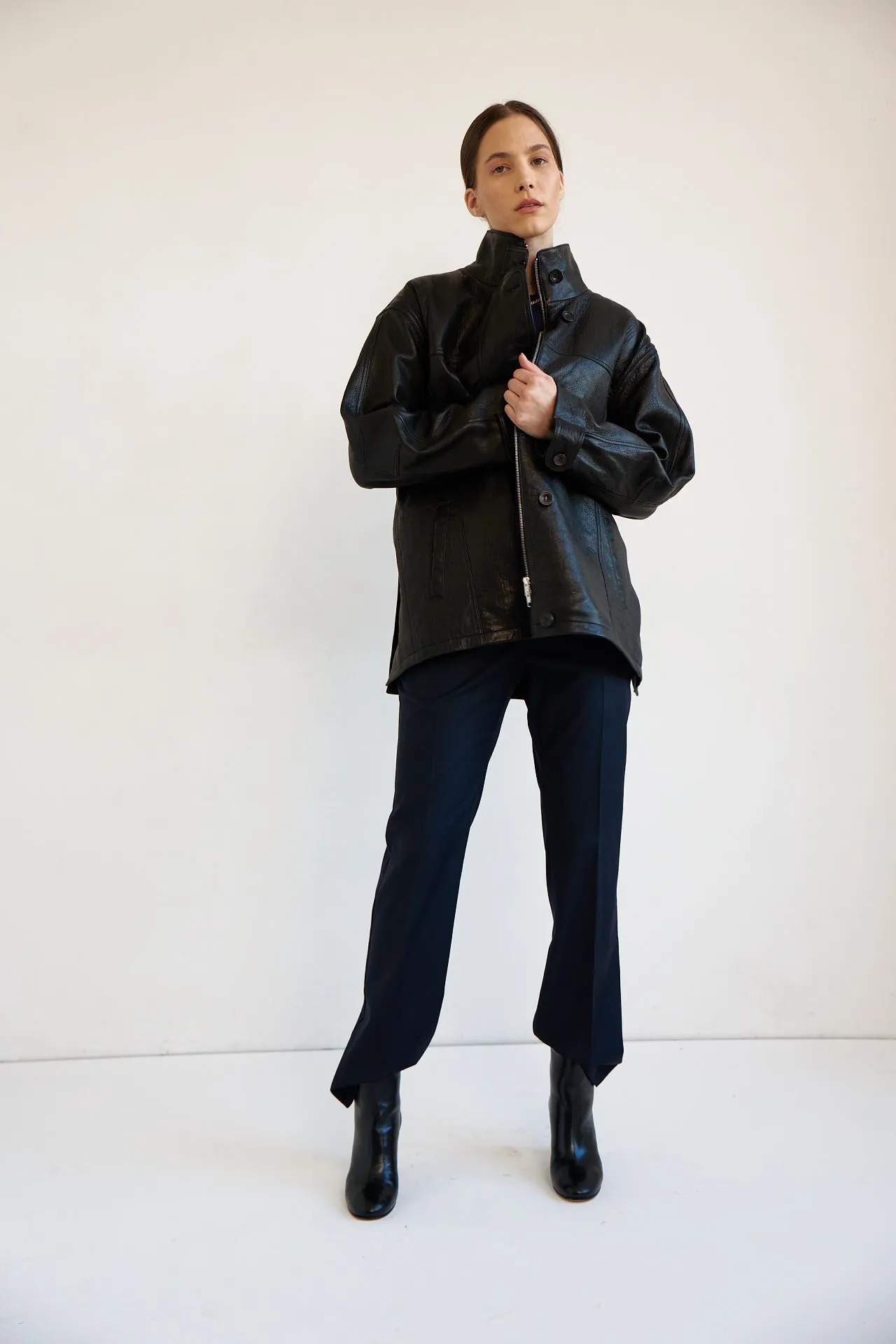 The Minimal Anorak Jacket in Black sold by Jamie Haller product image thumbnail 5
