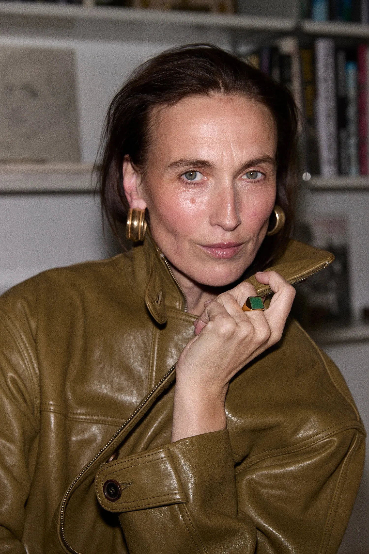 The Minimal Anorak Jacket in Olive sold by Jamie Haller product image thumbnail 2