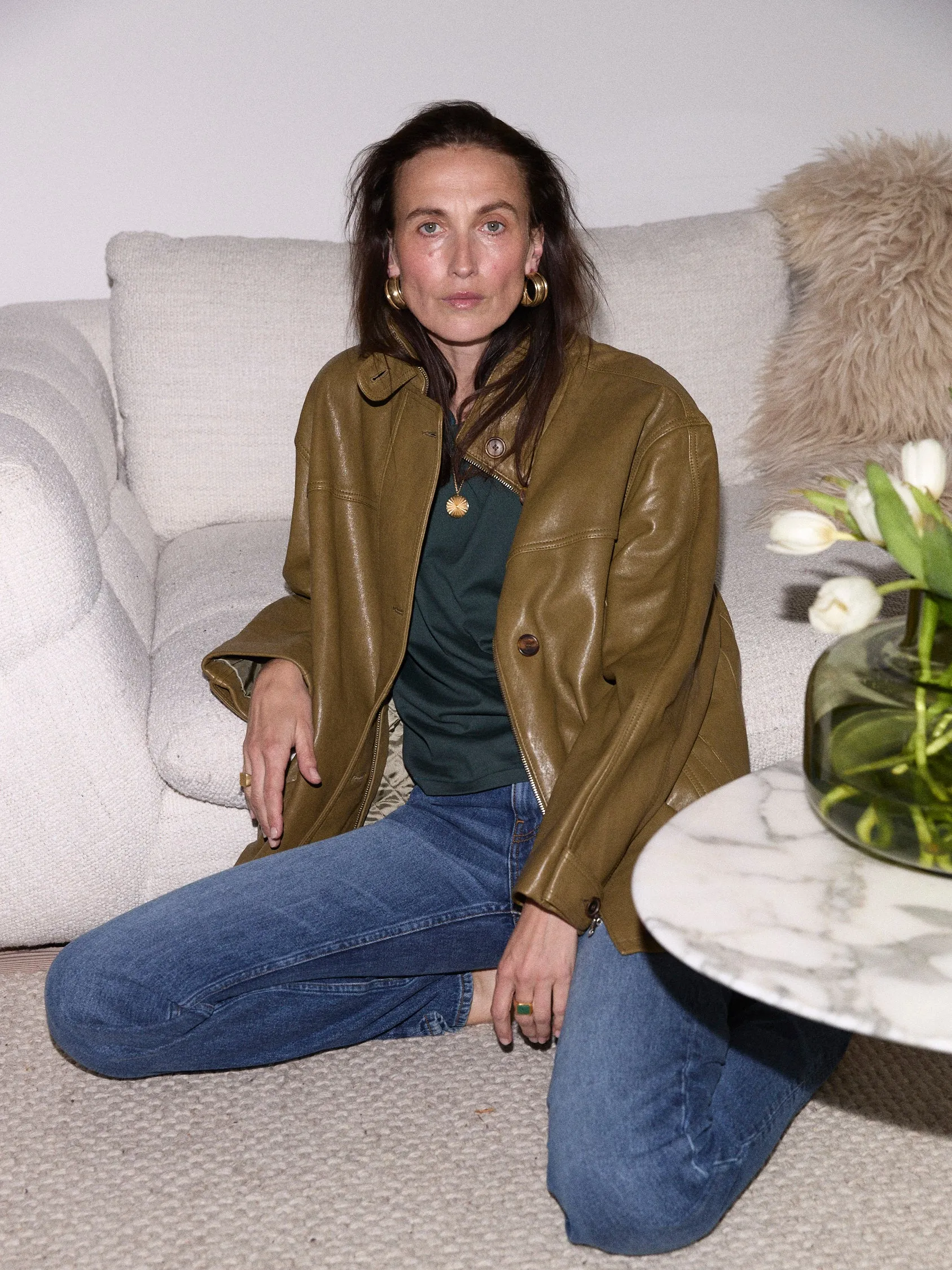 The Minimal Anorak Jacket in Olive sold by Jamie Haller product image thumbnail 5