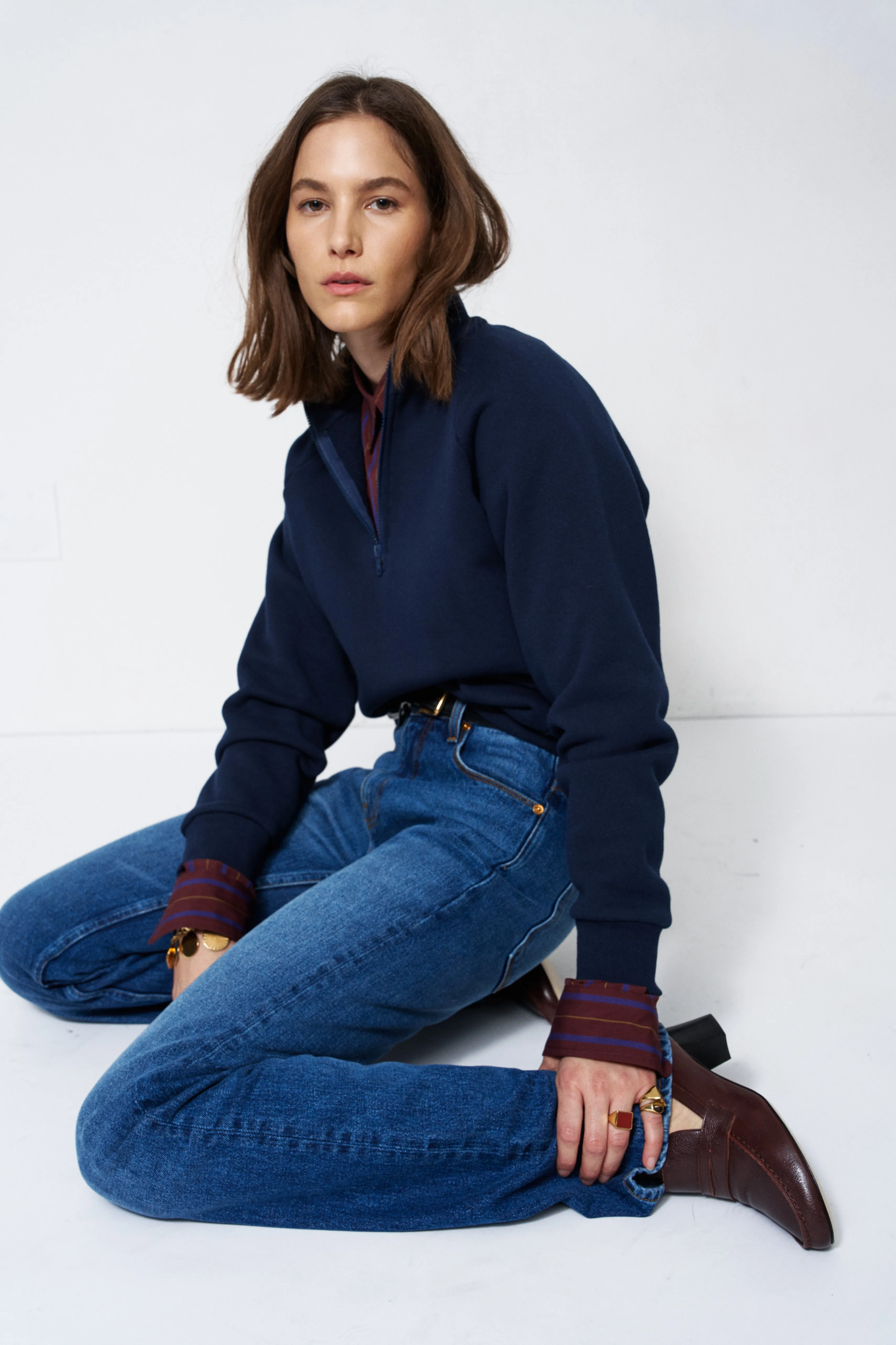 The Heeled Penny Loafer in Oxblood sold by Jamie Haller product image thumbnail 4