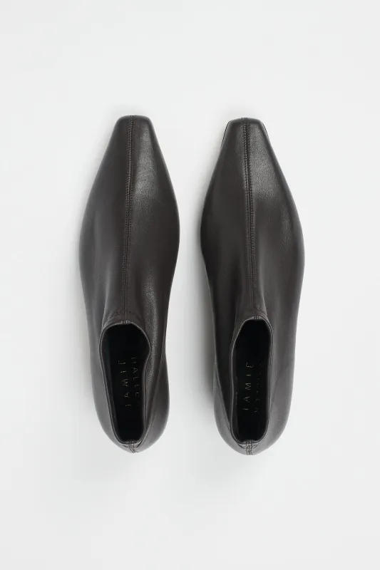 The Stretch Low Boot in Black made by Jamie Haller