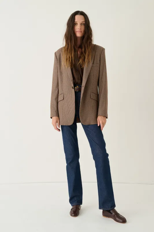The Julius Blazer in Houndstooth made by Jamie Haller