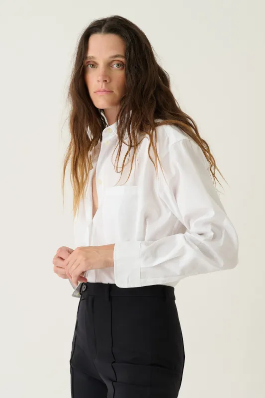 The Essential Shirt in White made by Jamie Haller