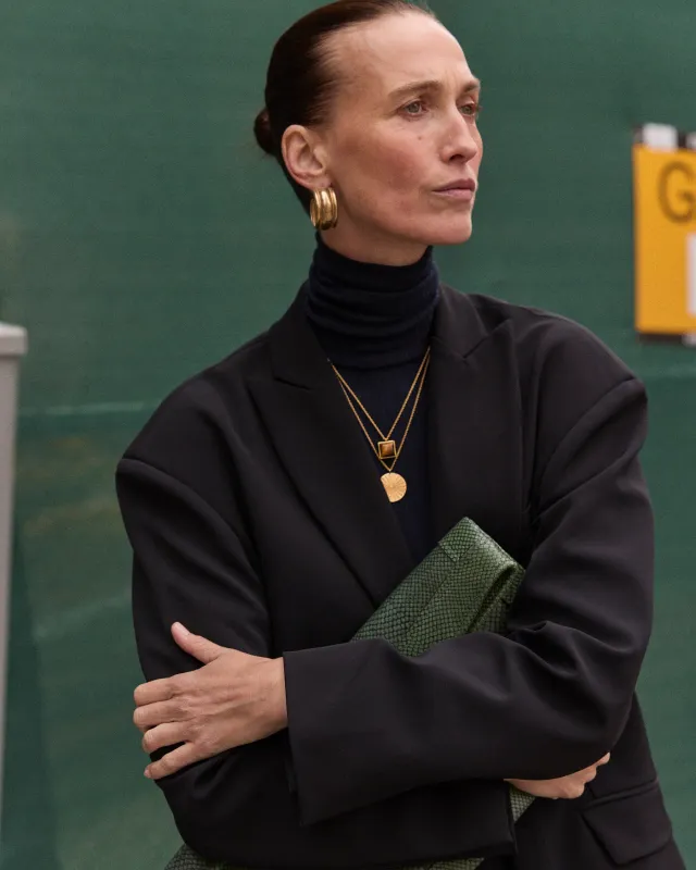 The Oversized Blazer in Black made by Jamie Haller