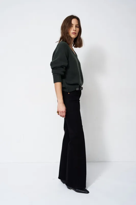 The Mid Rise Crease in Black made by Jamie Haller