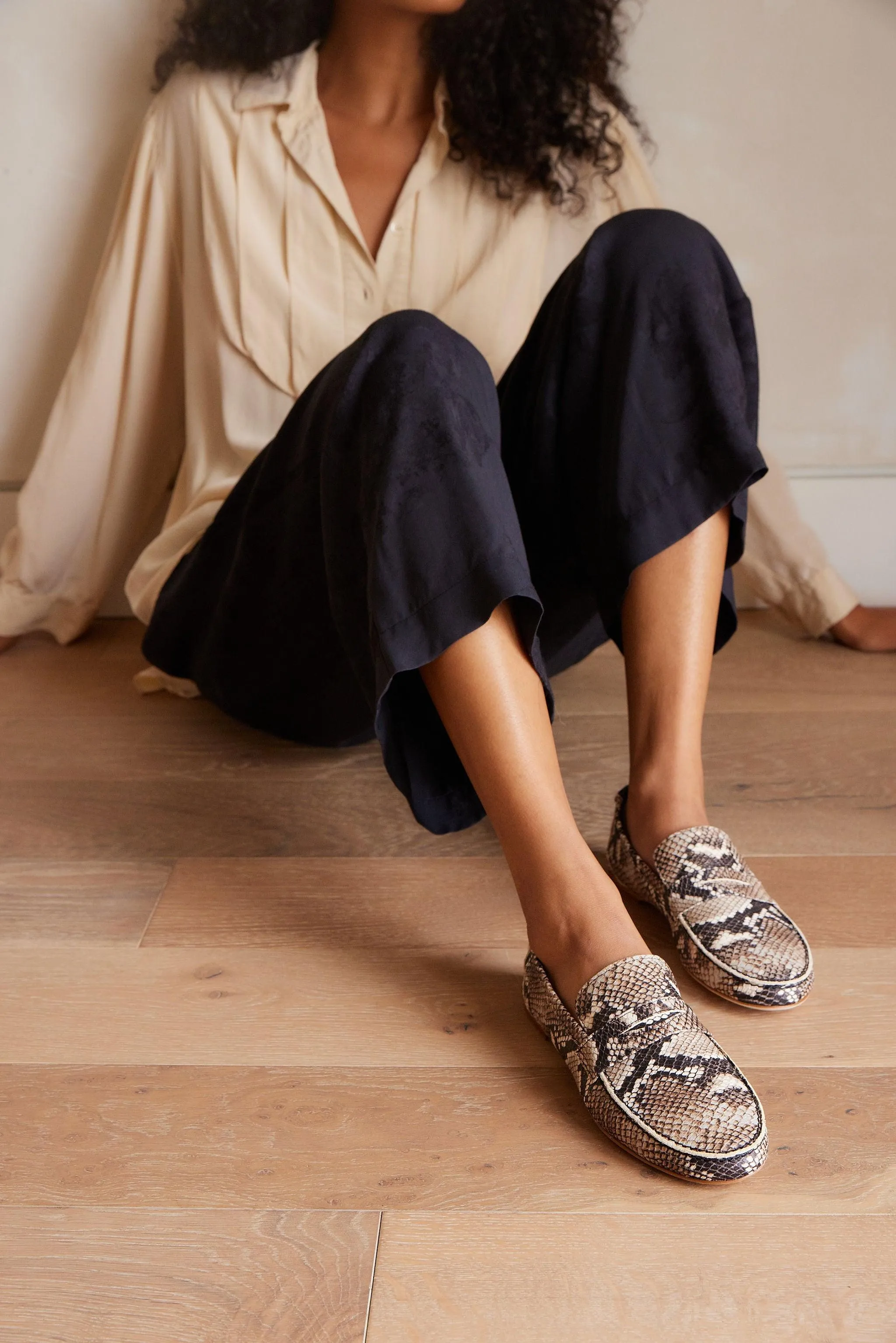 The Penny Loafer in Python sold by Jamie Haller product image thumbnail 2