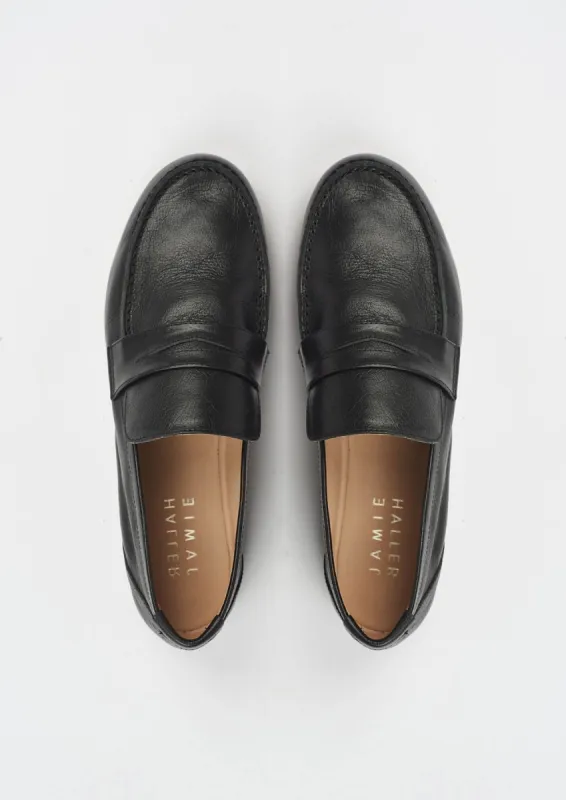 The Penny Loafer in Black sold by Jamie Haller