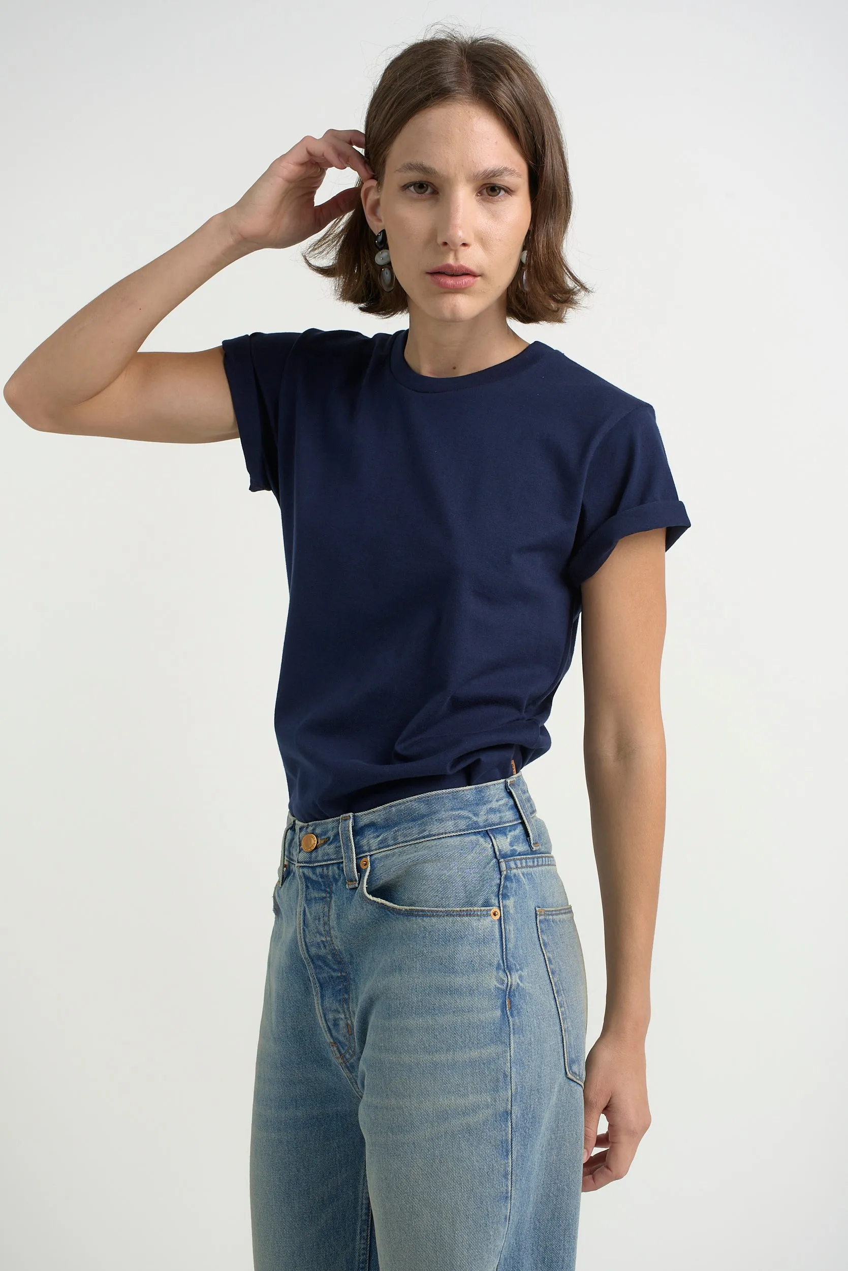 The Chameleon Tee in Navy sold by Jamie Haller product image thumbnail 3