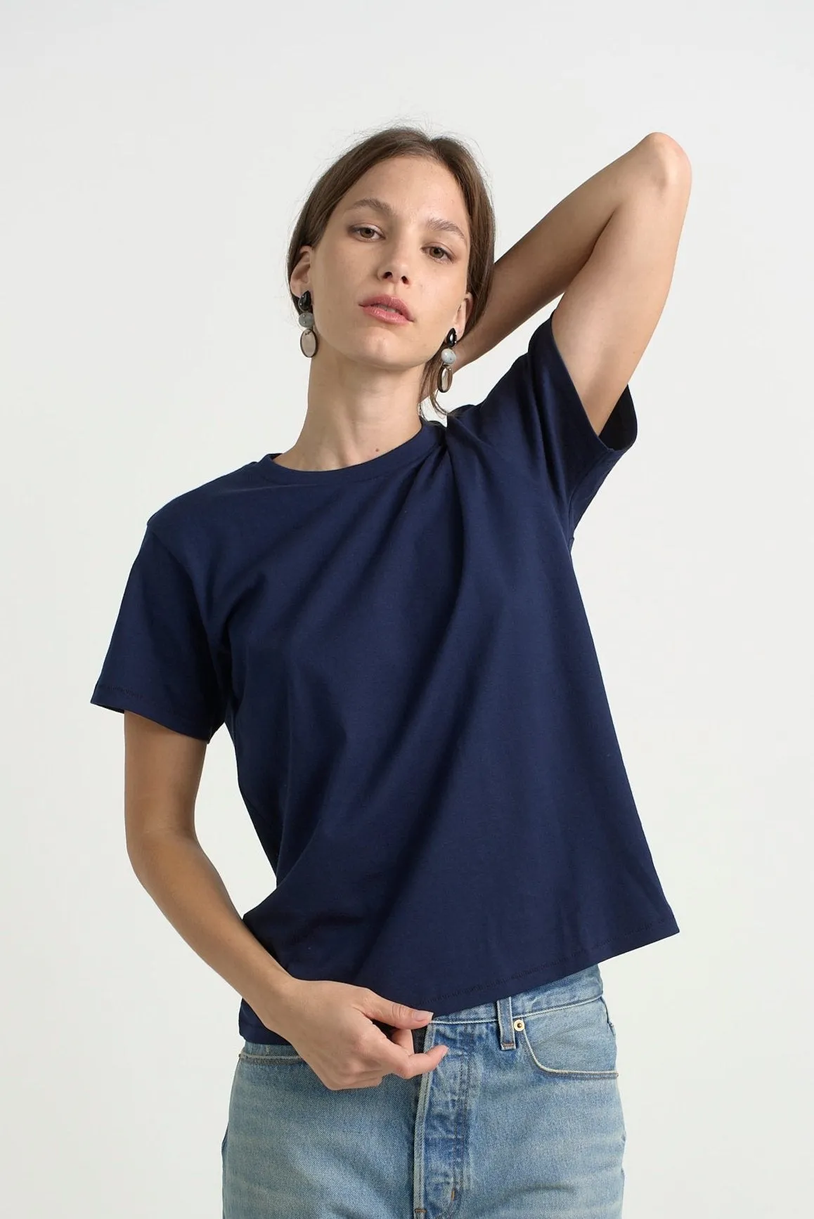 The Chameleon Tee in Navy sold by Jamie Haller product image thumbnail 4