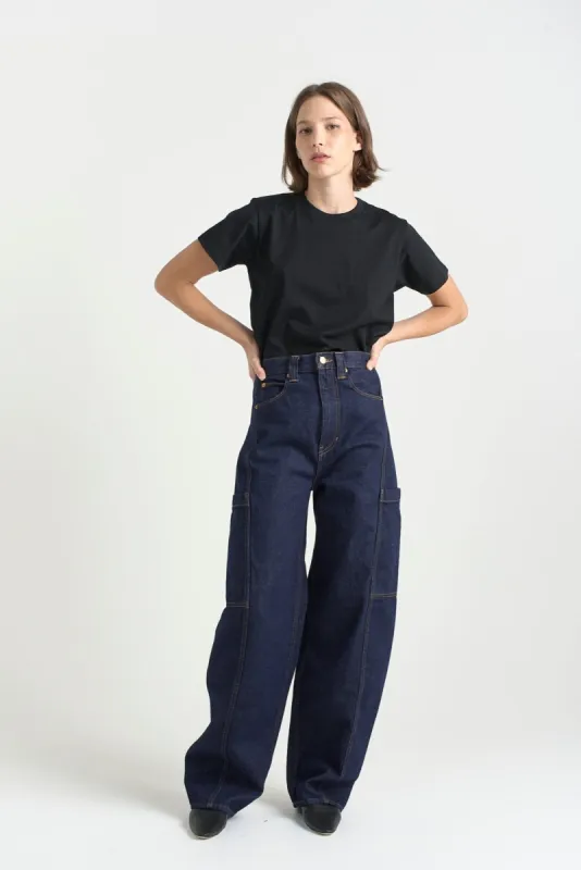 The Baggy Painter in Raw Rinse sold by Jamie Haller