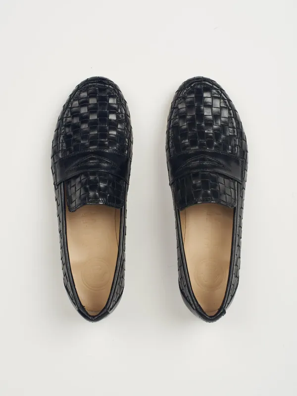 Jamie Haller x PW Woven Loafer in Black sold by Jamie Haller