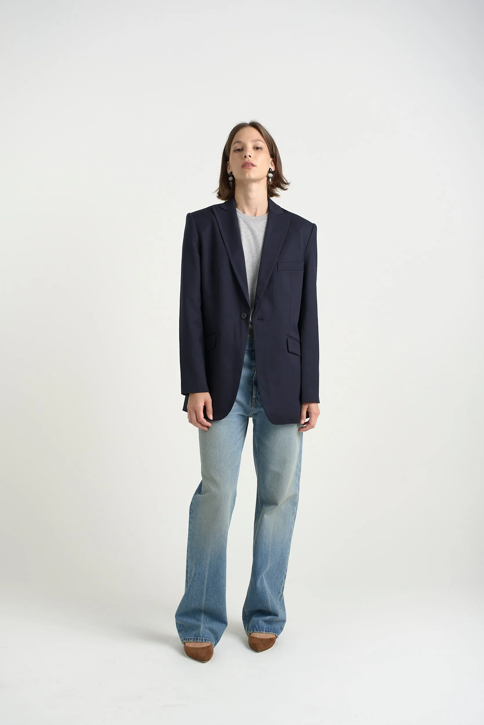 The Chameleon Tee in Heather Grey sold by Jamie Haller product image thumbnail 4