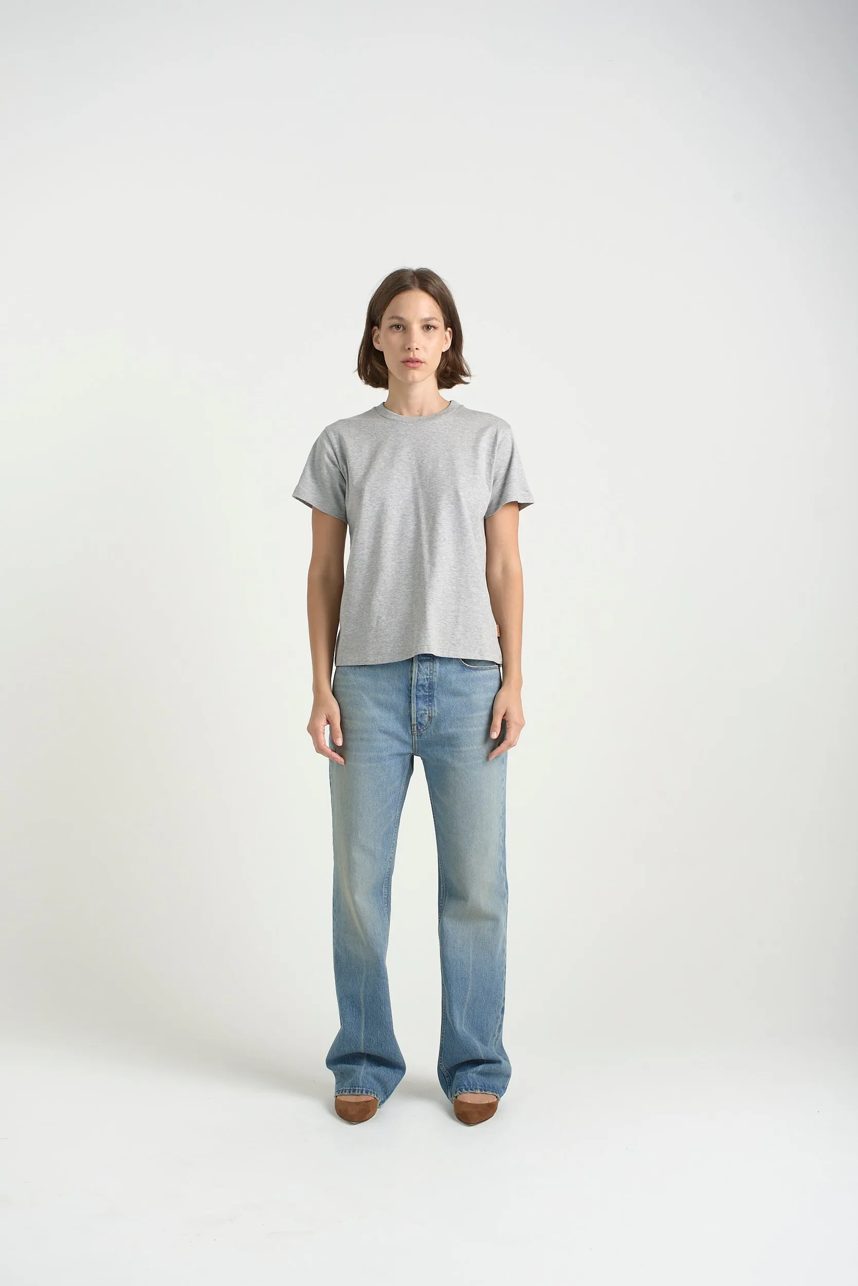 The Chameleon Tee in Heather Grey sold by Jamie Haller product image thumbnail 2